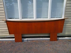 Stunning Nakashima Style Walnut King-Size Headboard Mid-Century Modern