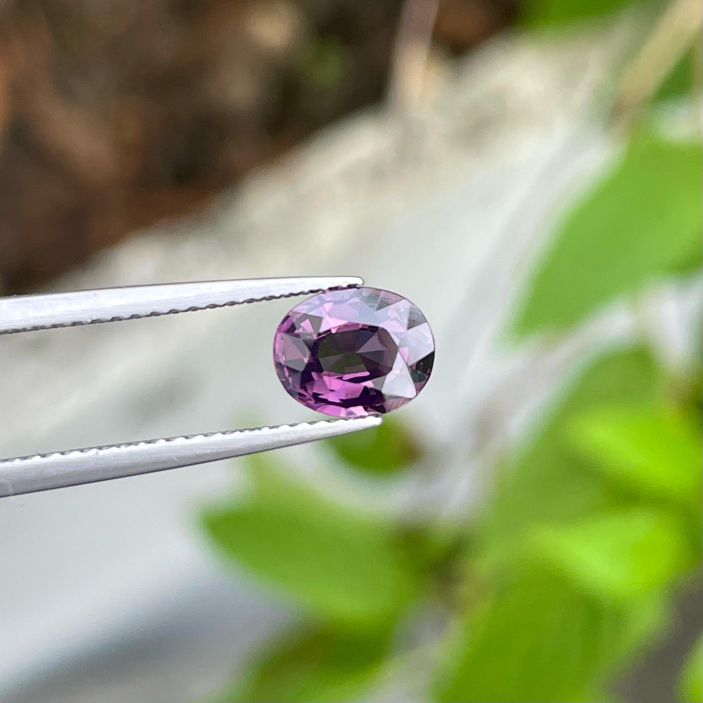 Stunning Natural Purple Spinel Gemstone, Available For Sale At Wholesale Price Natural High Quality 1.17 Carats Pear Shape Natural Spinel from Burma.

Product Information:
GEMSTONE TYPE:	Stunning Natural Purple Spinel Gemstone
WEIGHT:	1.17
