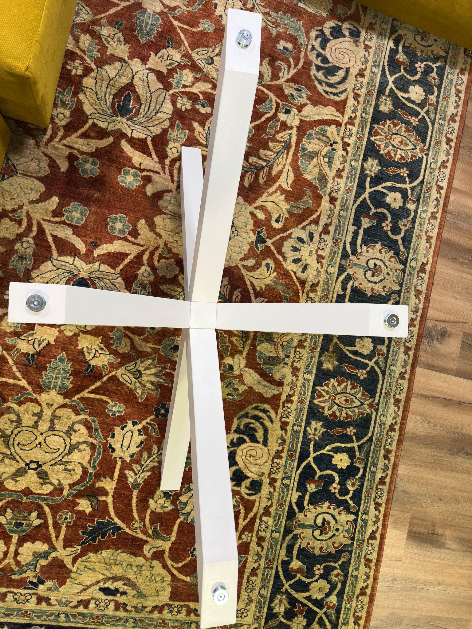 Stunning NEW  Rectangular White Porcelain Table 180cm x 100cm For Sale 2