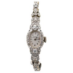 Stunning Nivada Grenchen White Gold & Diamond Watch