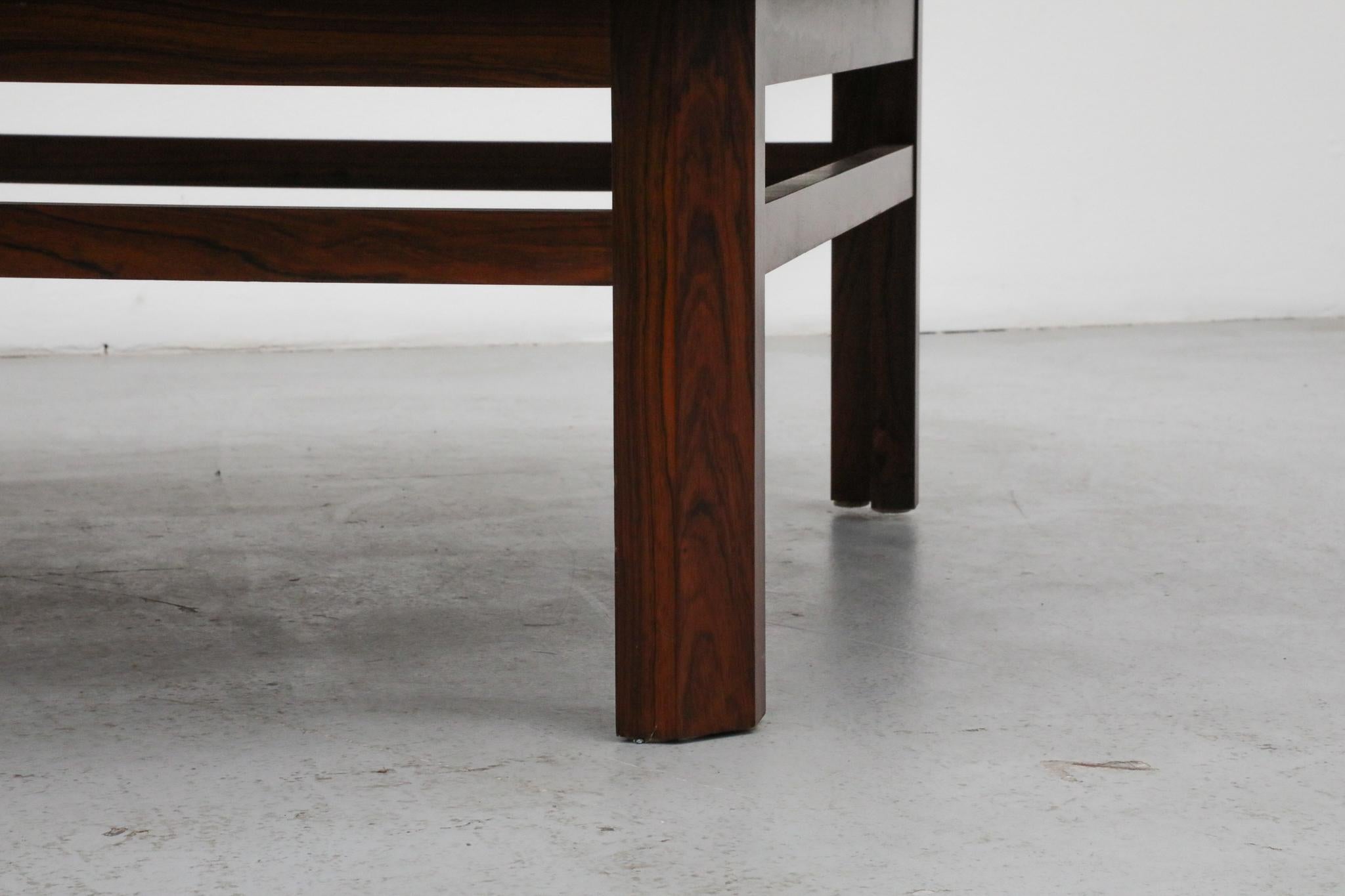 Stupendo tavolino rotondo in ceramica e palissandro di Ole Bjørn Krüger in vendita 8