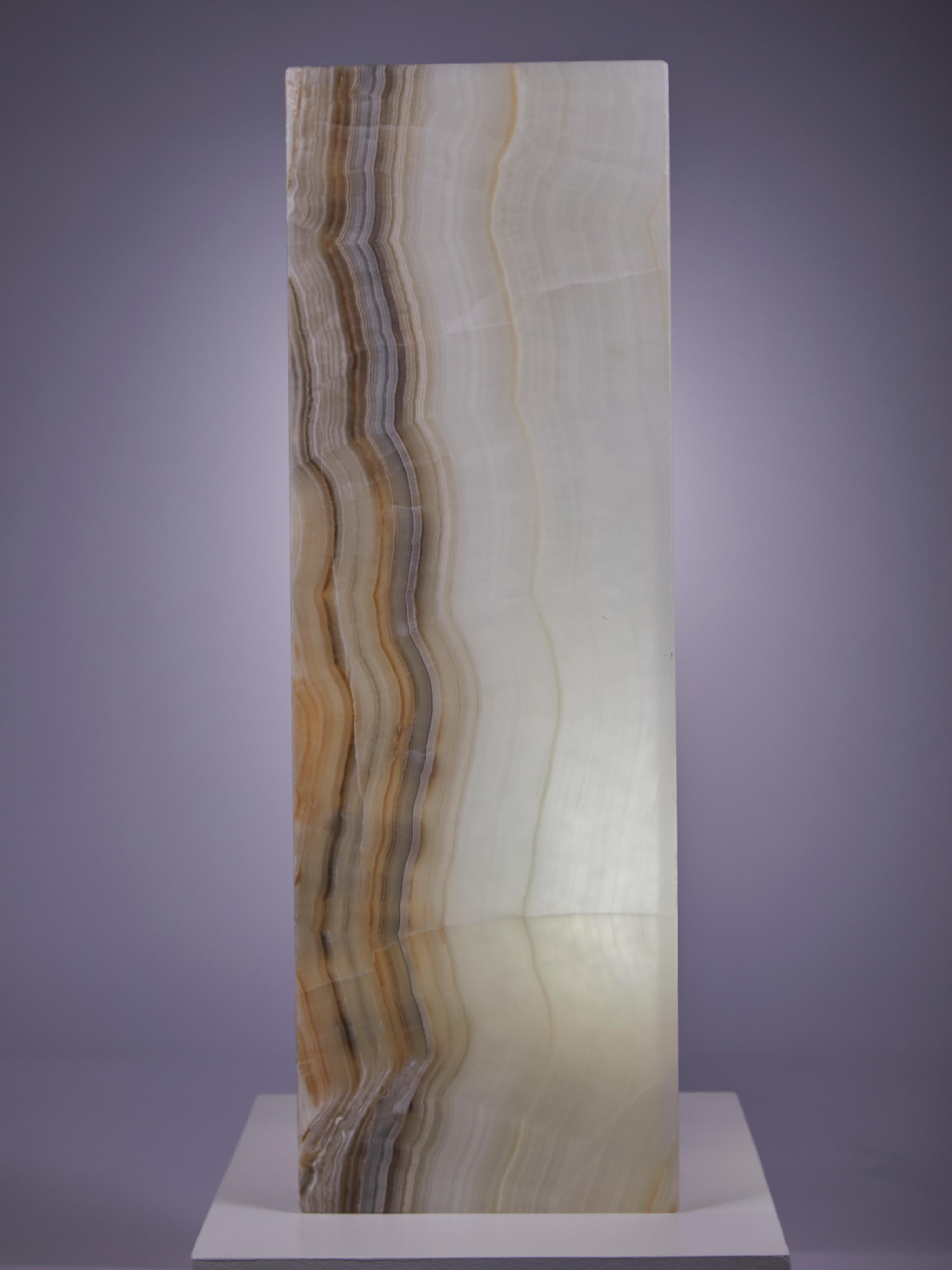Mexican Stunning Onyx Lamp For Sale
