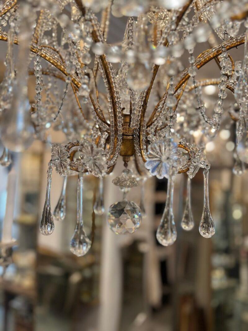 Gilt Stunning Opulant Chandelier, 1900, France For Sale
