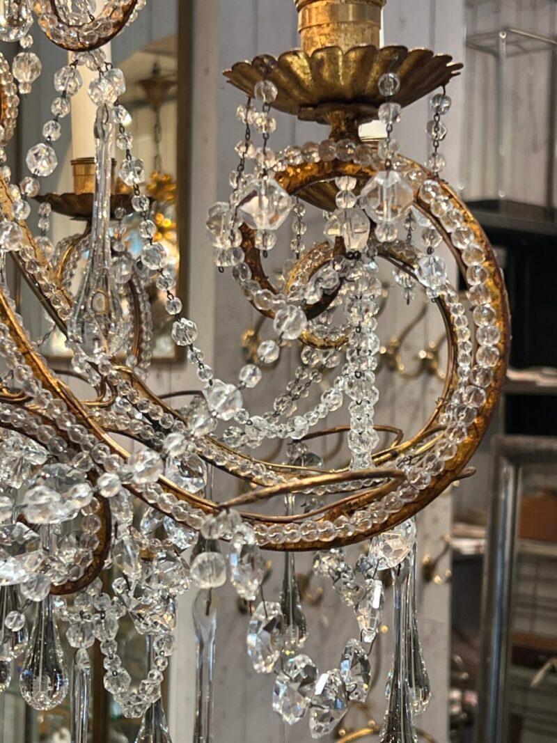 Cut Glass Stunning Opulant Chandelier, 1900, France For Sale