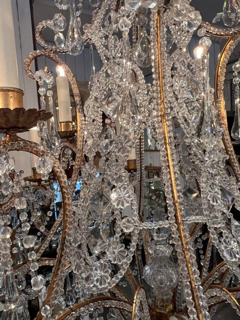 Stunning Opulant Chandelier, 1900, France For Sale 1