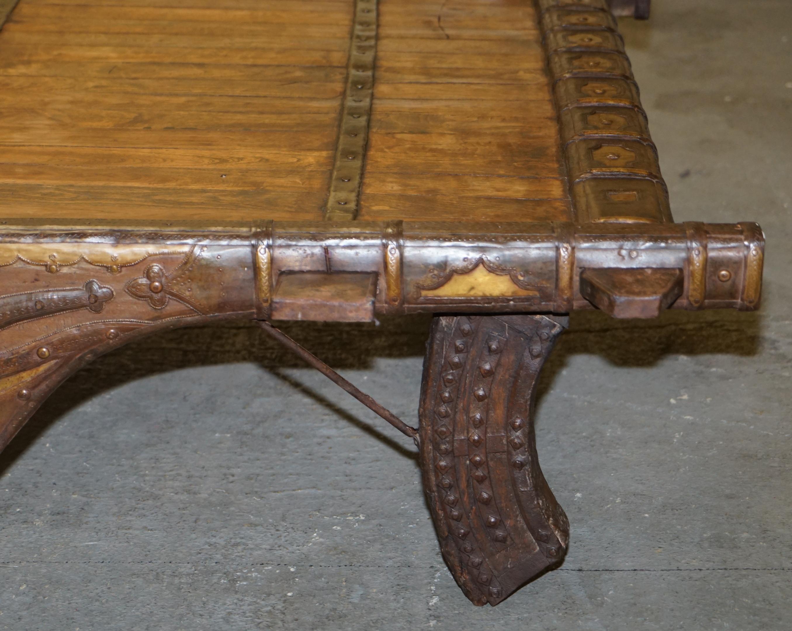 camel cart coffee table