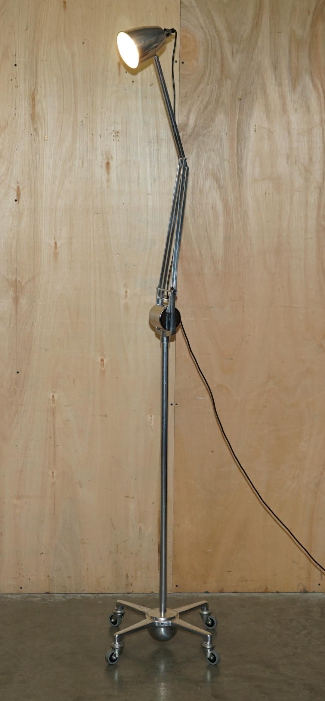 STUNNING FLOOR LAMP COUNTERPOISE ORIGINAL CIRCA 1950'S HANDRILL & HORSTMANN en vente 2