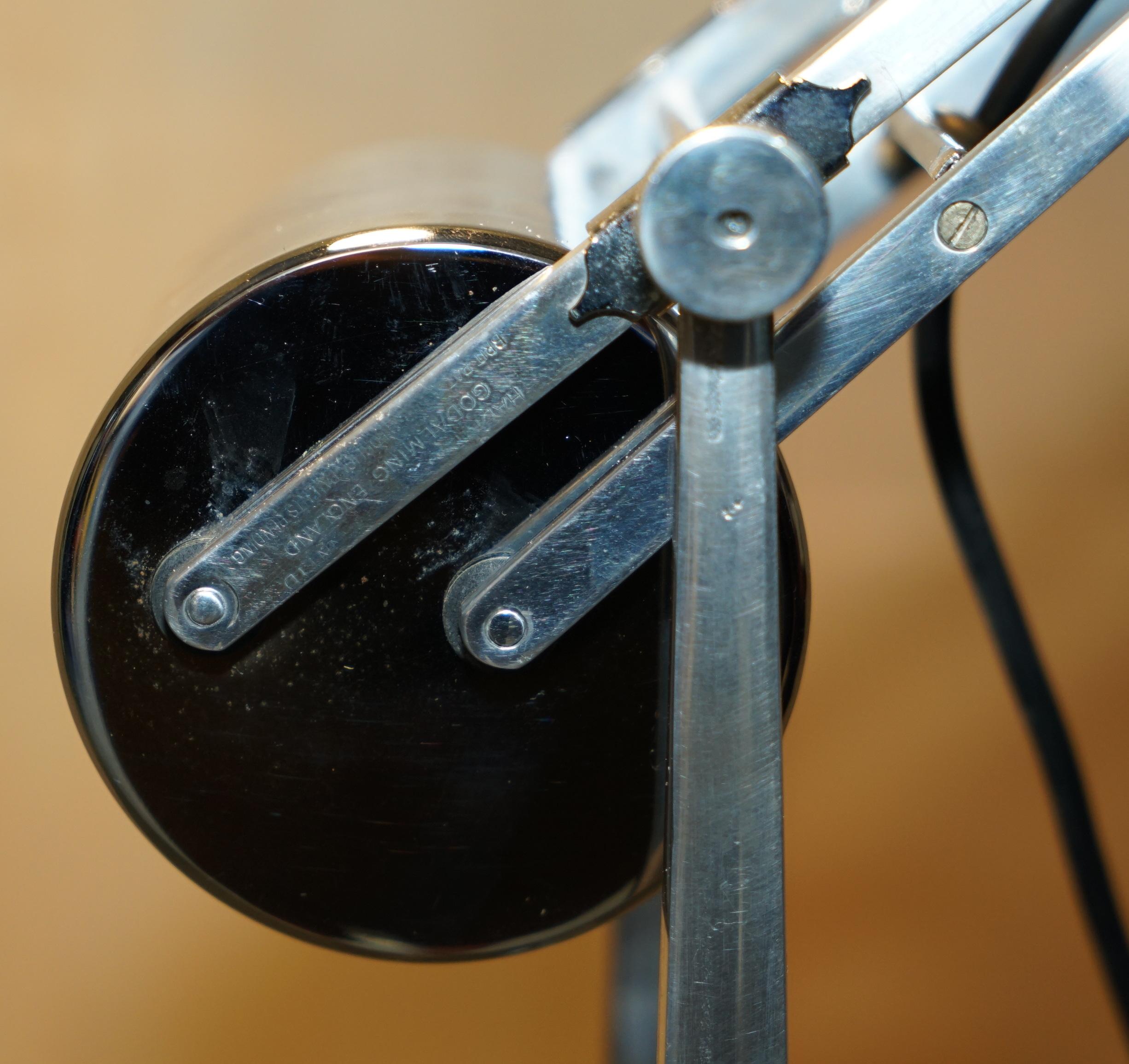 Chrome STUNNING FLOOR LAMP COUNTERPOISE ORIGINAL CIRCA 1950'S HANDRILL & HORSTMANN en vente
