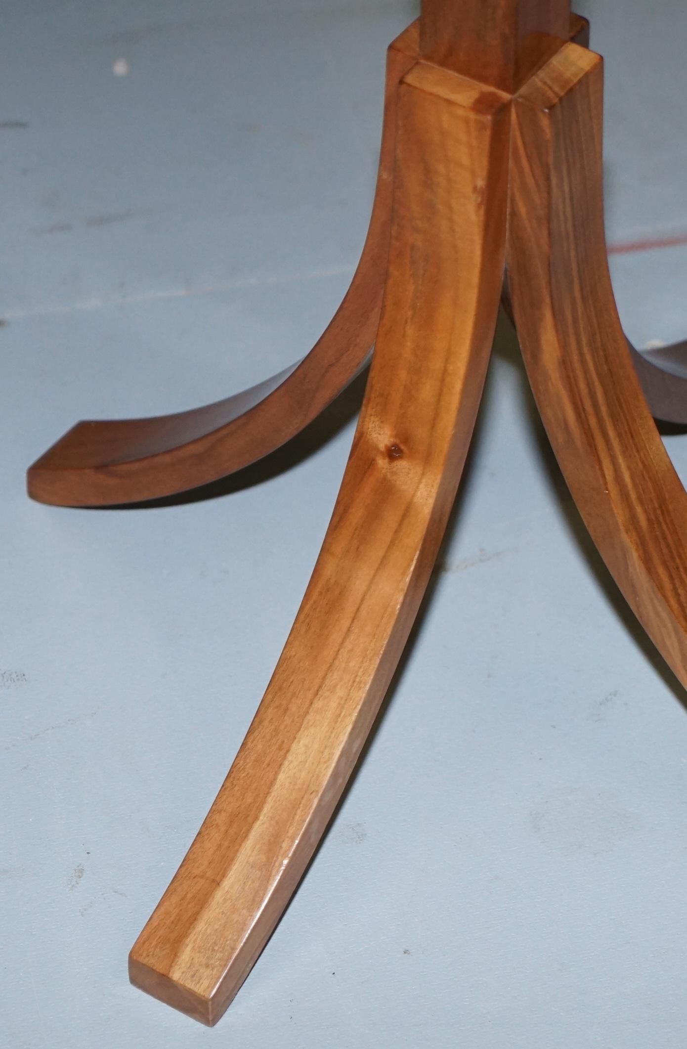 Stunning Original Holgate and Pack Designer Walnut Side Table Elegantly Crafted For Sale 3