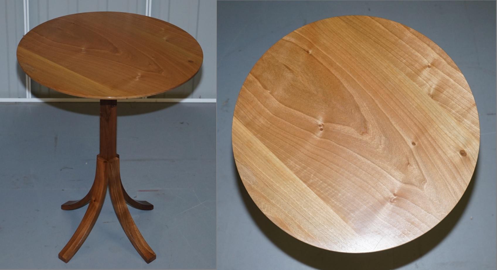 We are delighted to offer for sale this stunning hand made in England designer Houlgate & Pack walnut side table

Nick Holgate and Andy Pack have been designing and making furniture since 1985, having previously spent many years sailing and