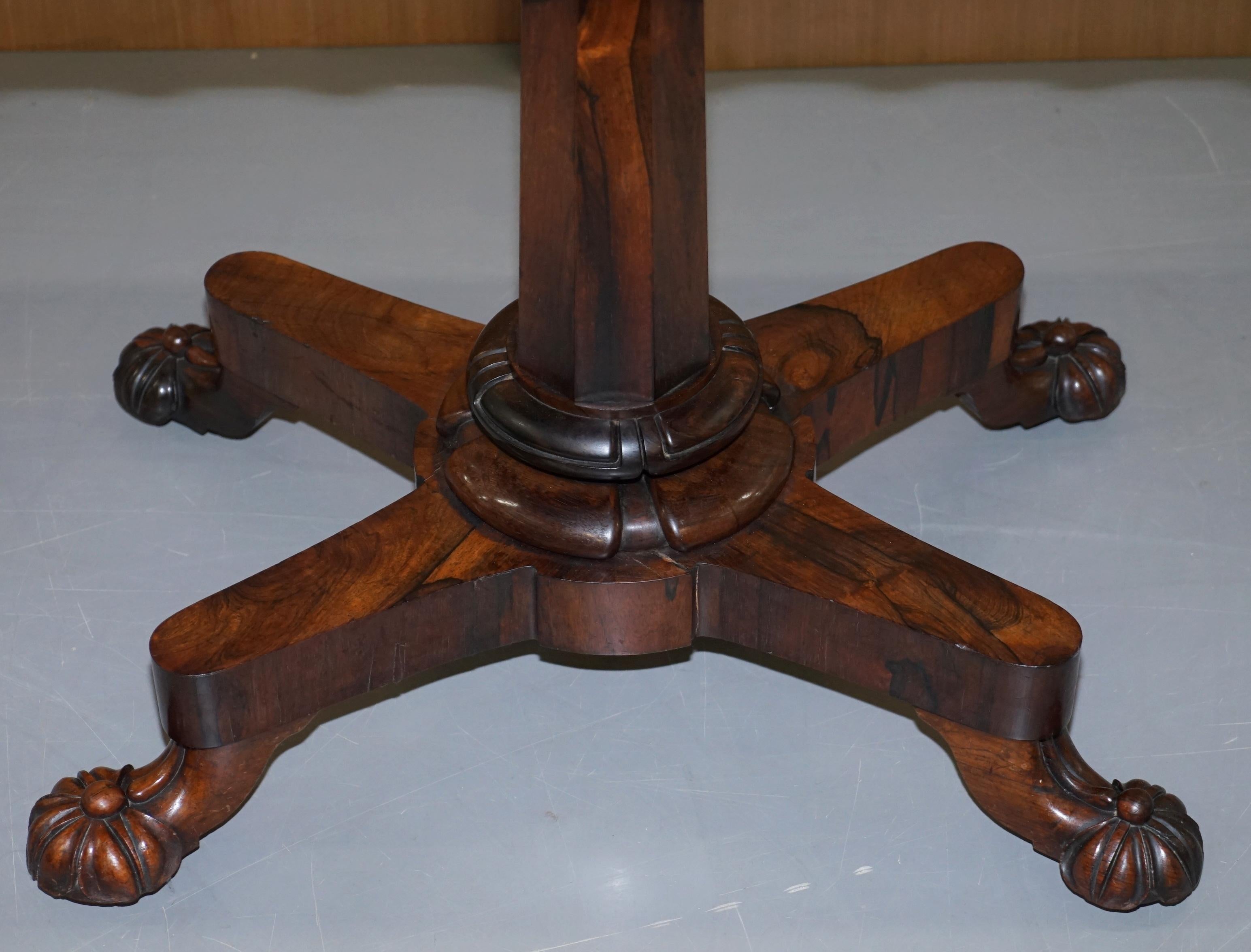 Superbe table à cartes à thé en bois rouge d'origine J Kendell & Co vers 1830 Sublime Bon état - En vente à West Sussex, Pulborough