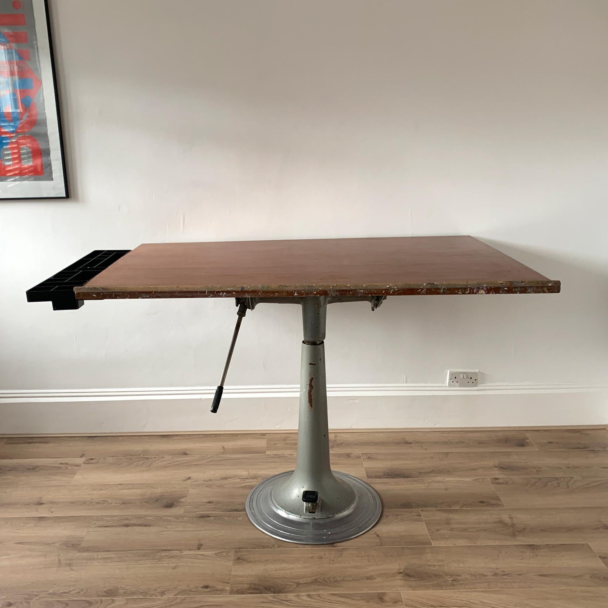 Stunning Original ‘Nike’ Industrial Drafting Table 3