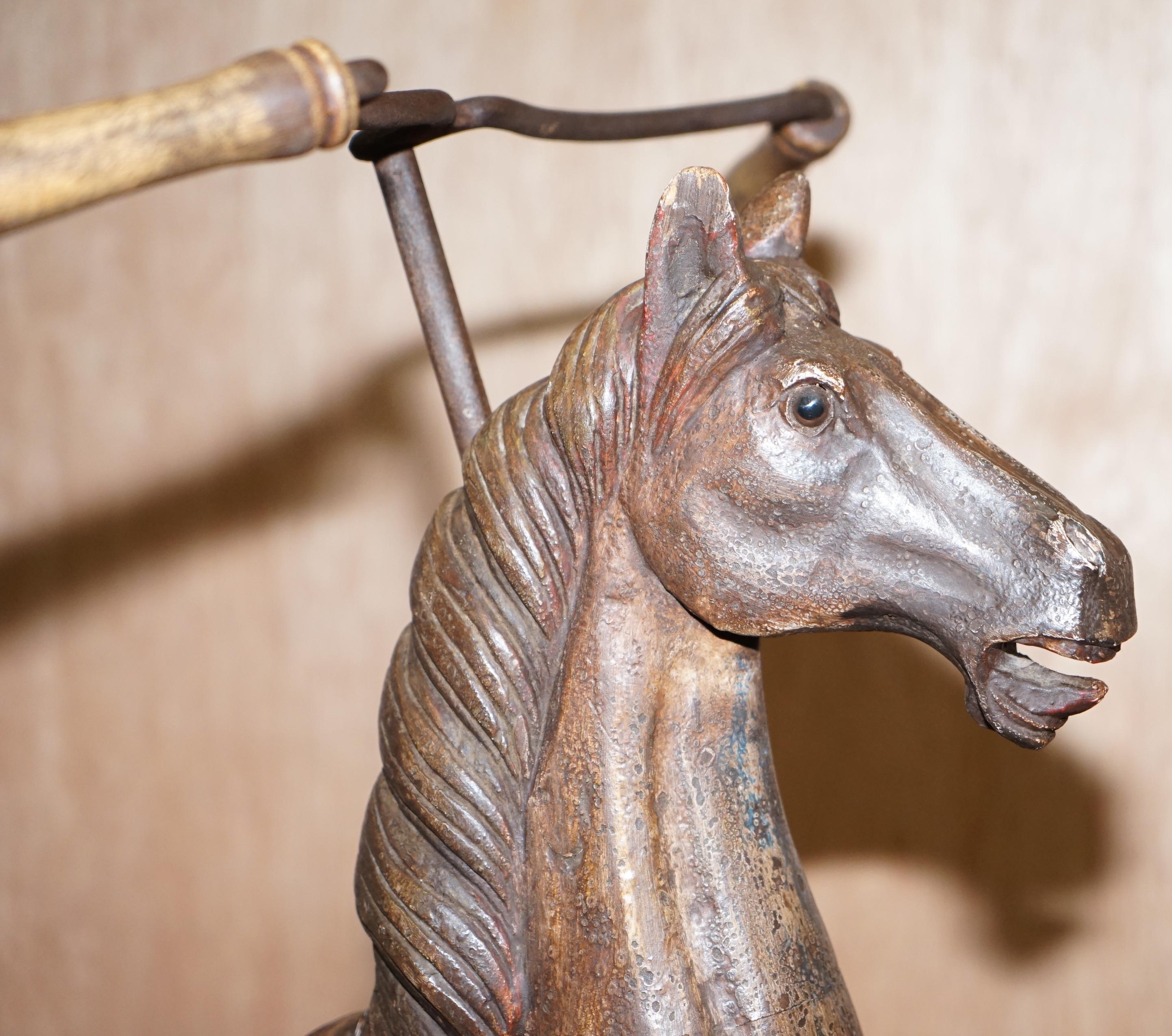 vintage horse tricycle