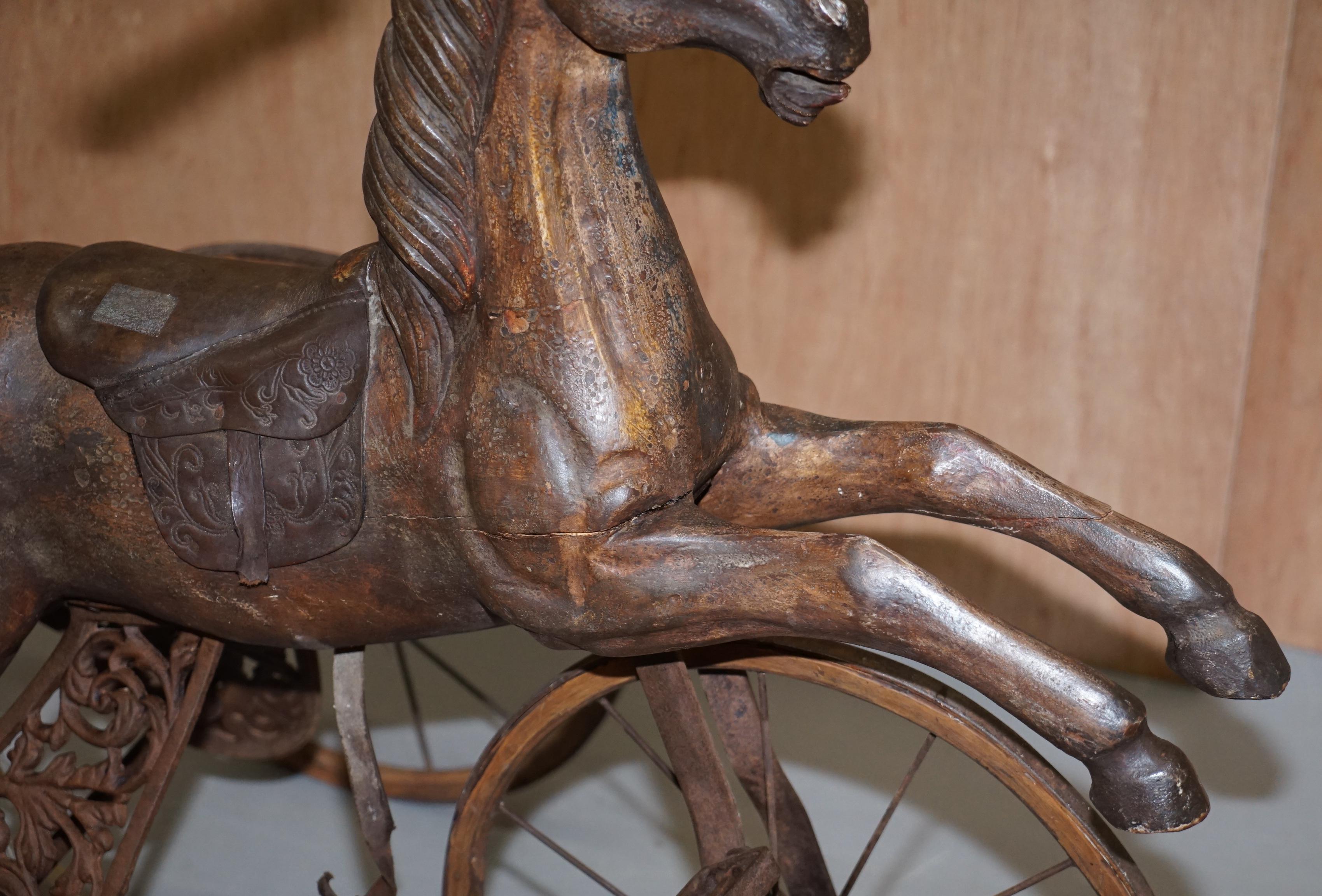vintage horse tricycle