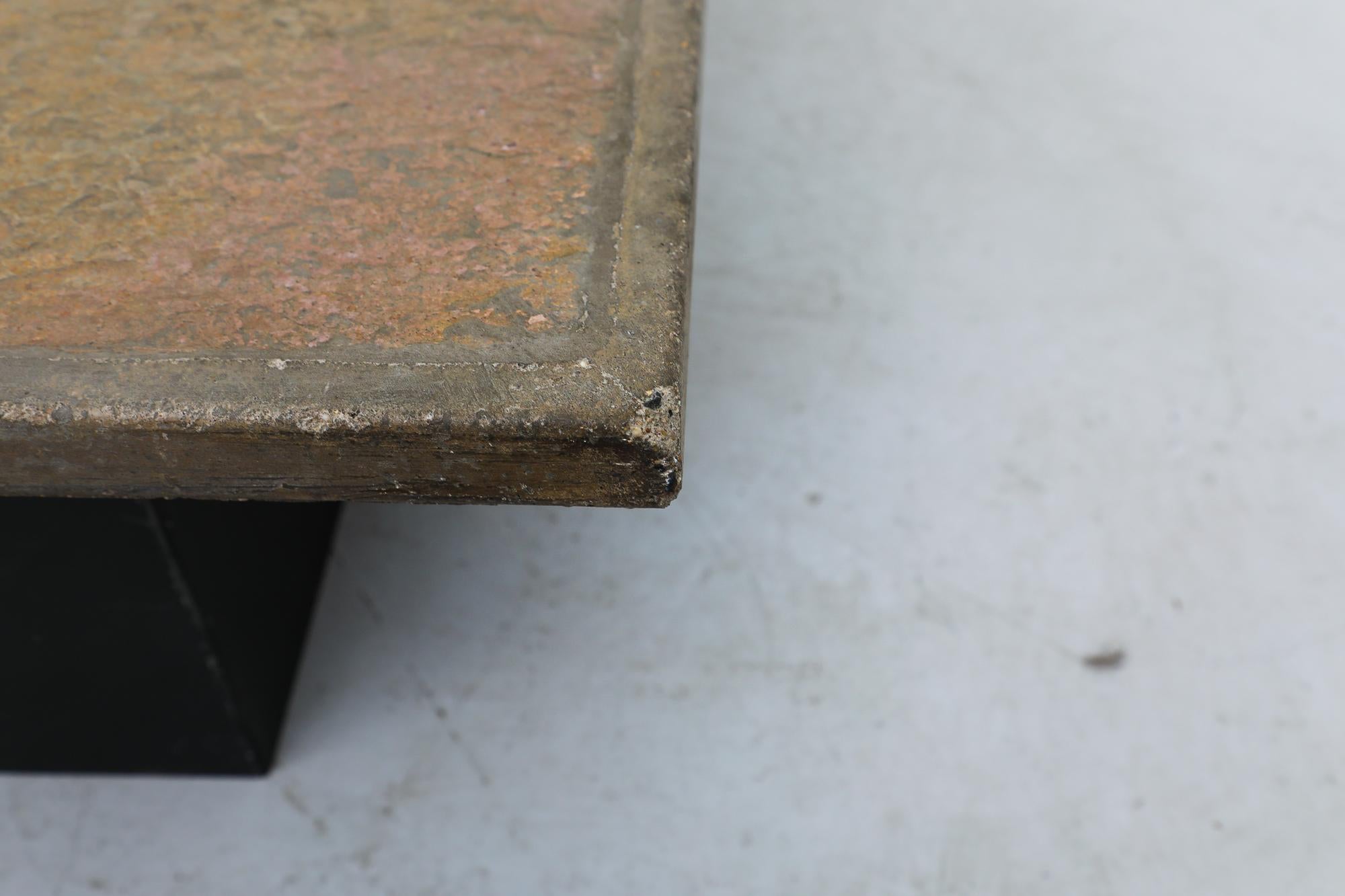 Superbe table basse originale en mosaïque Paul Kingma 7