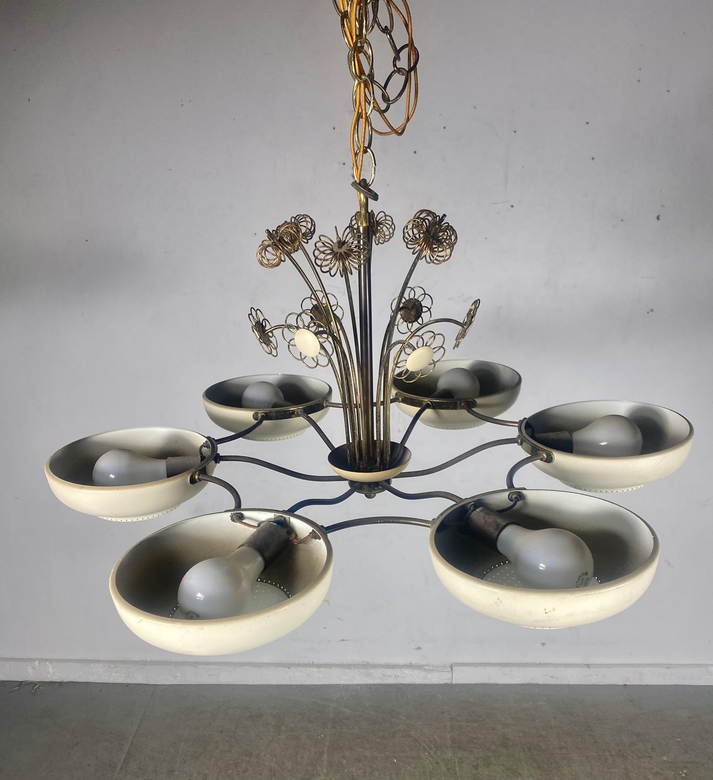 Paavo Tynell attributed chandelier measuring 29