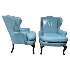 Sedie Wingback in Wood
