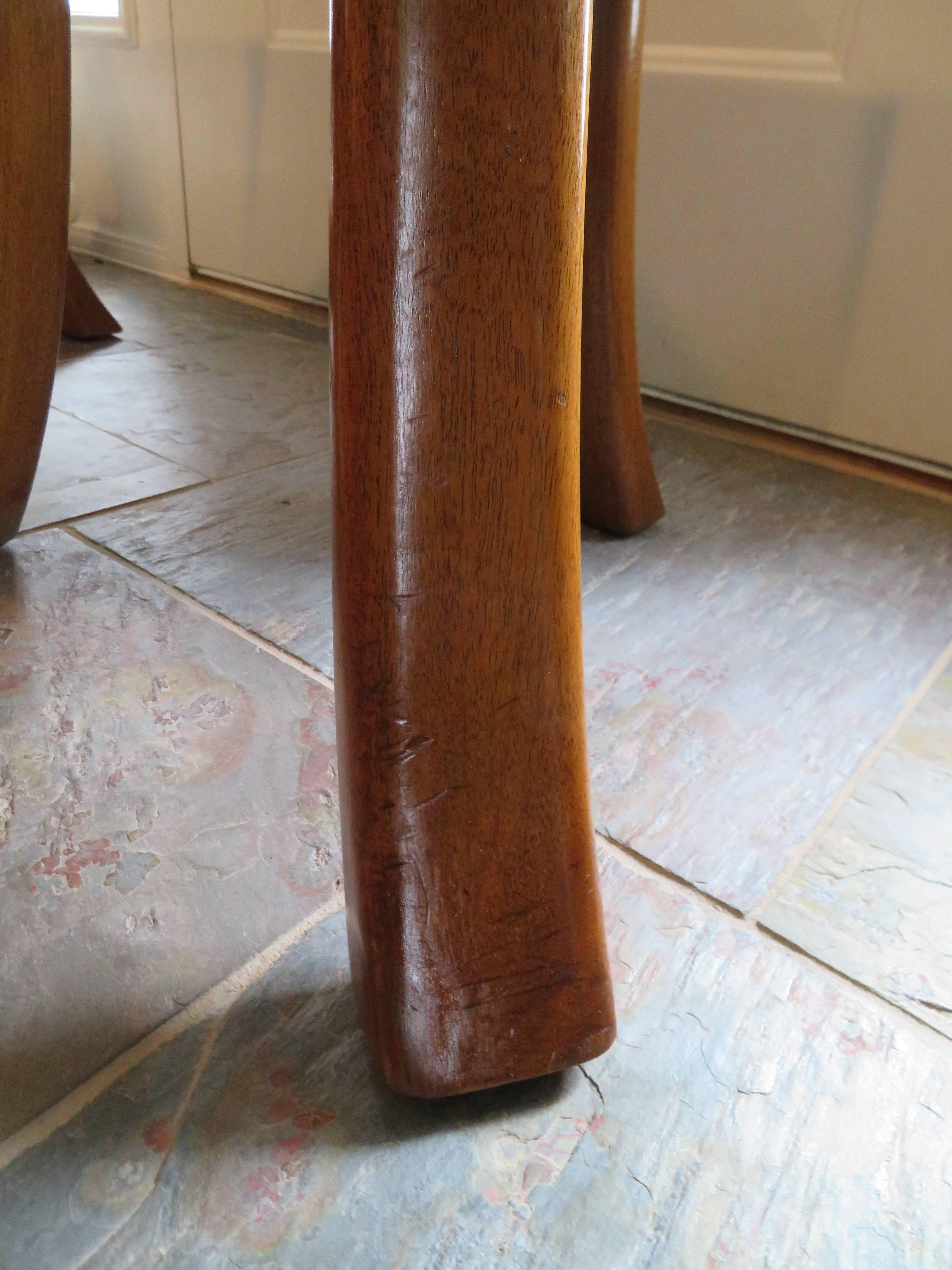 Stunning Pair of Harvey Probber Brass Inlaid Terrazzo Top Side Tables Midcentury For Sale 4