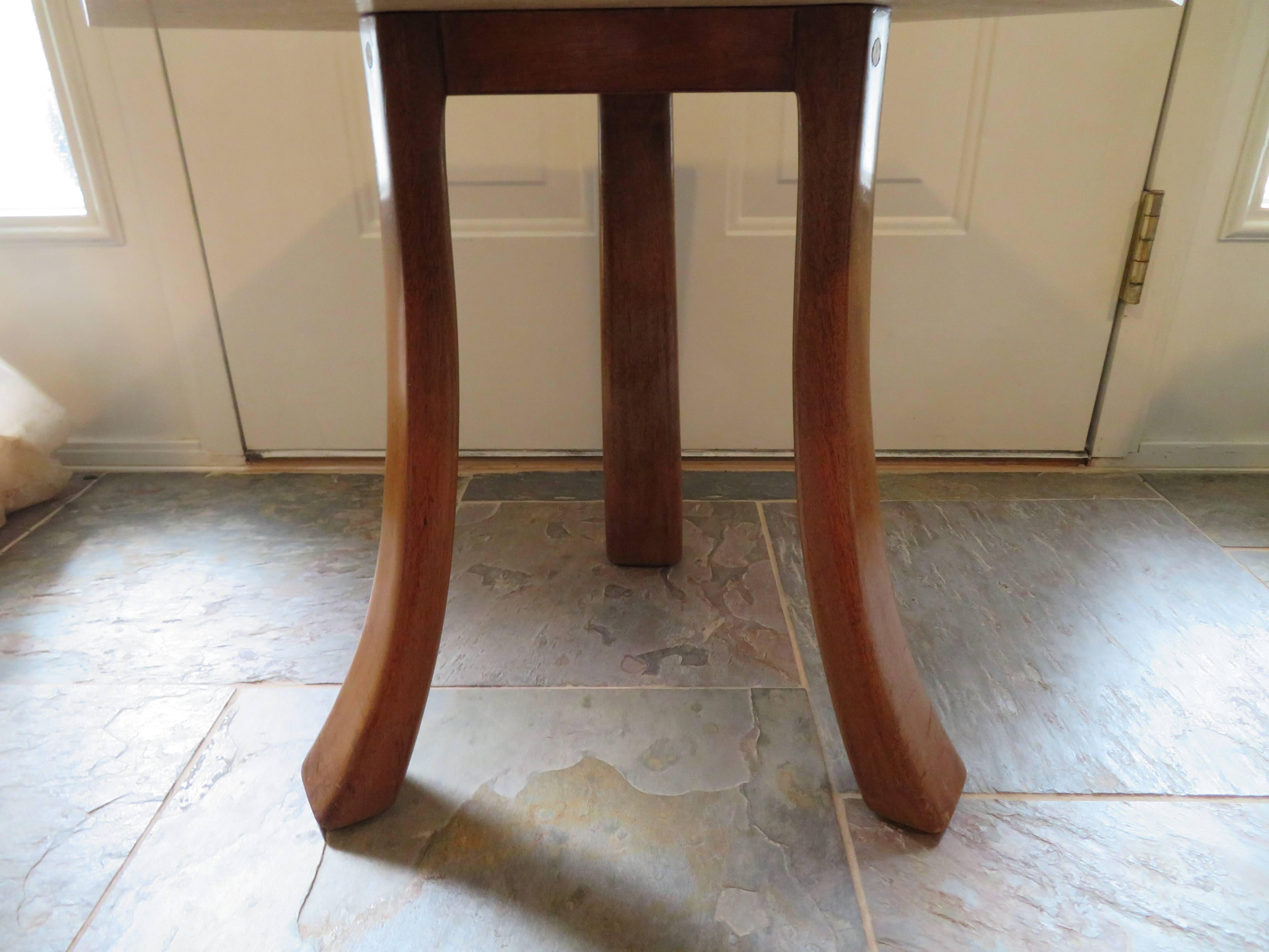 Stunning Pair of Harvey Probber Brass Inlaid Terrazzo Top Side Tables Midcentury For Sale 6