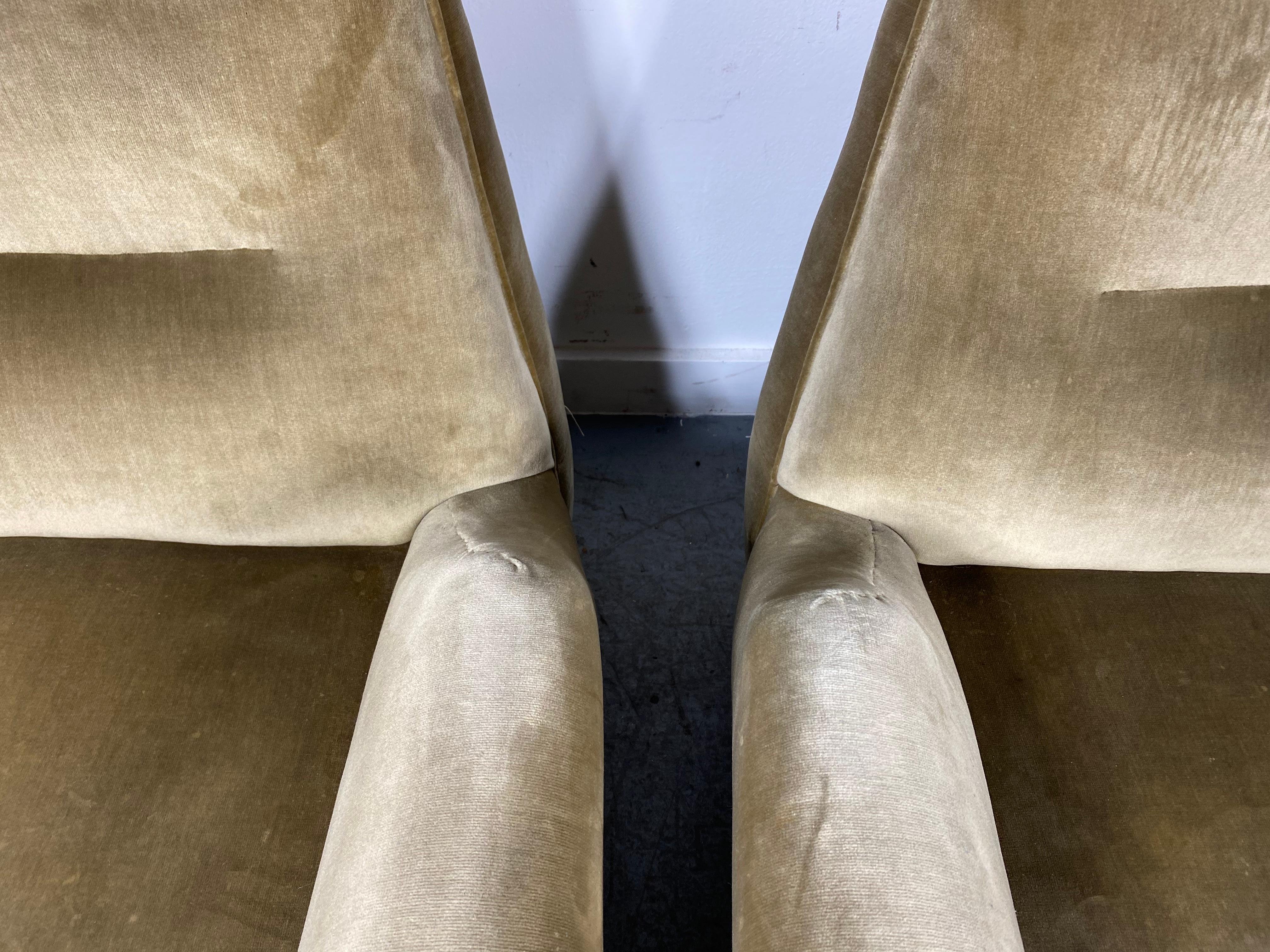 Stunning Pair Italian Modernist Lounge Chairs by Isa Bergamo & Att Gio Ponti 3