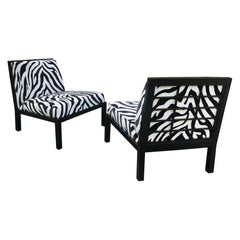 Impresionante par de sillas Michael Taylor Baker Mid Century Modern