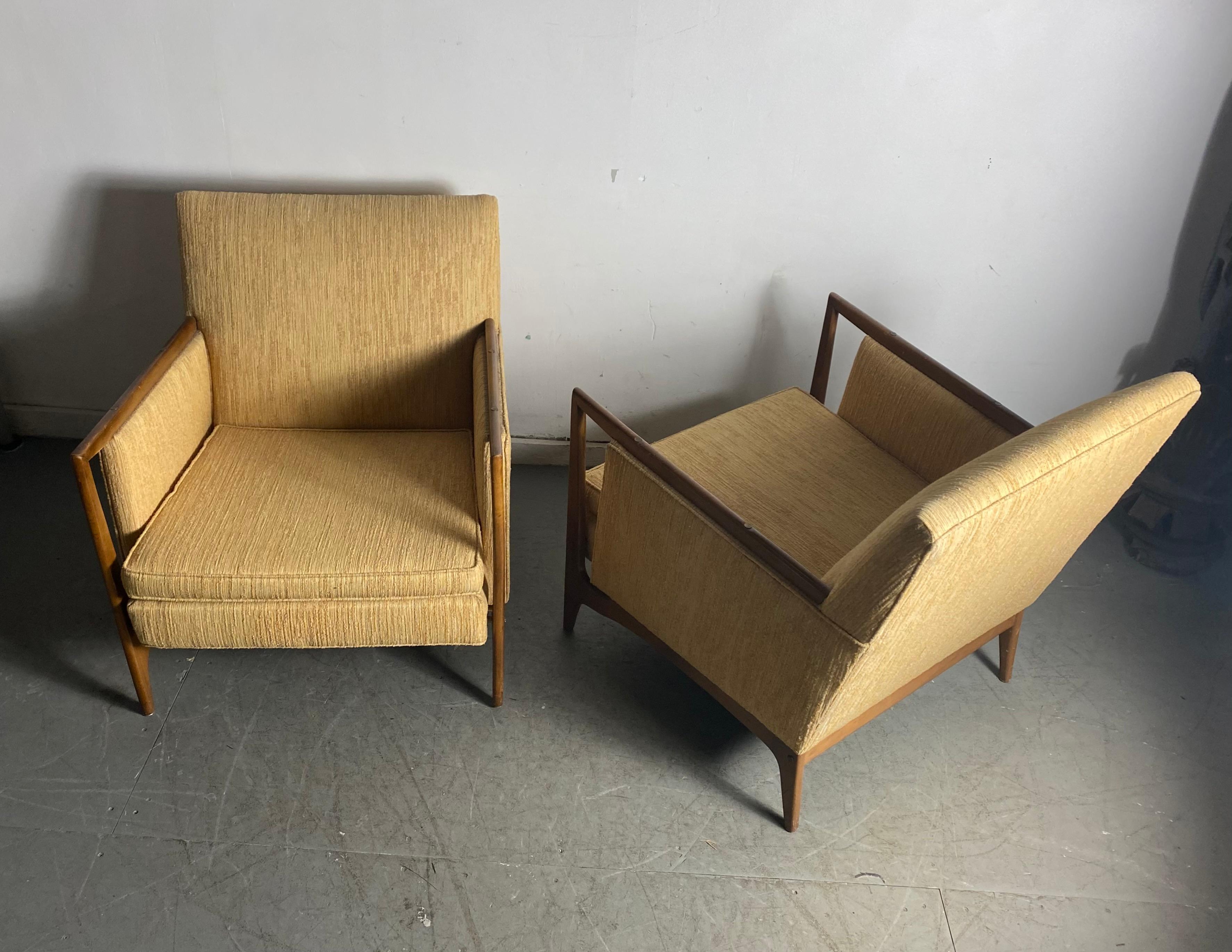 Stunning Pair of Mid-Century Modernist Lounge Chairs Attributed to Dux of Sweden 7