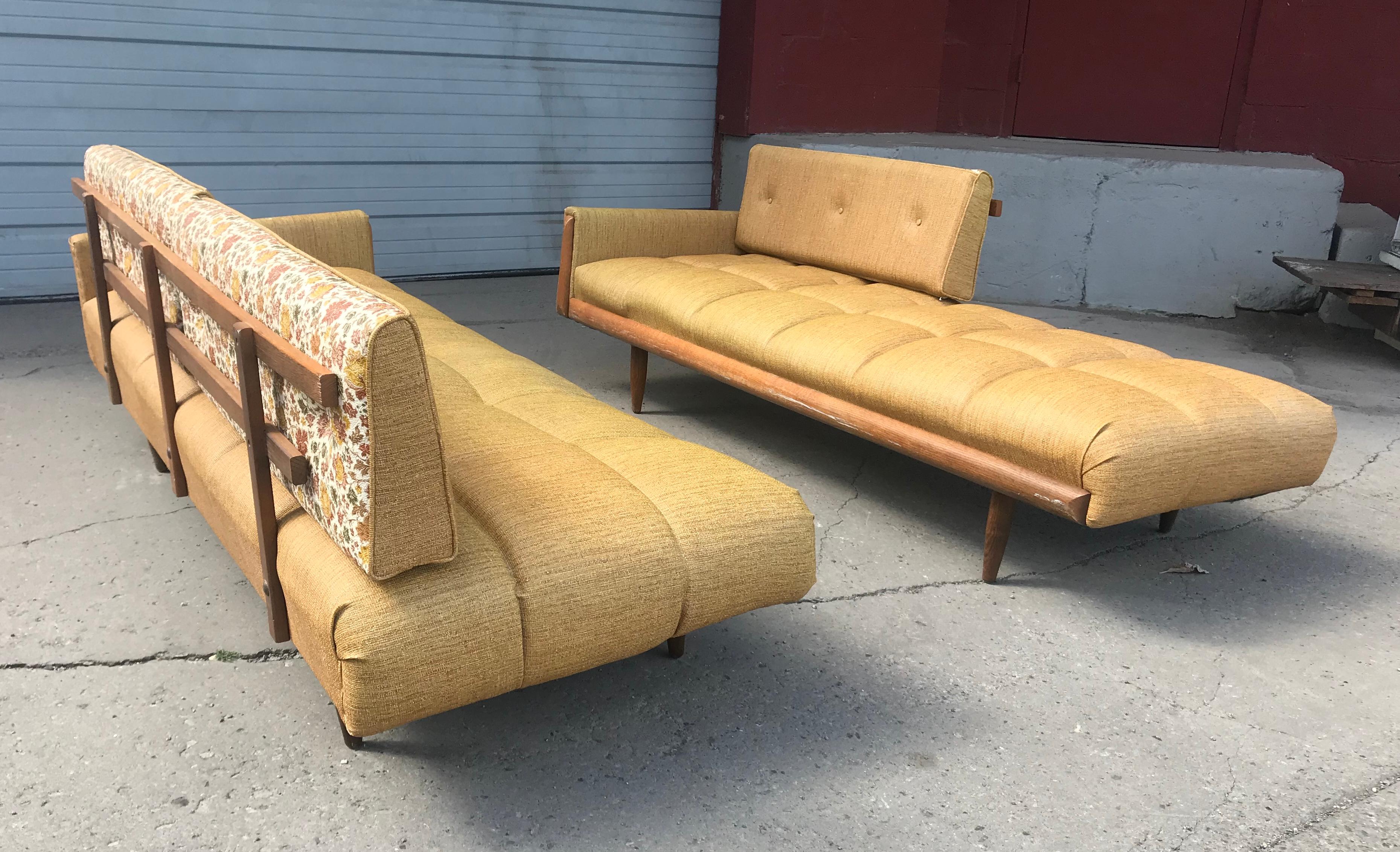  Modernist Button Tufted Daybed Attributed to Adrian Pearsall 5