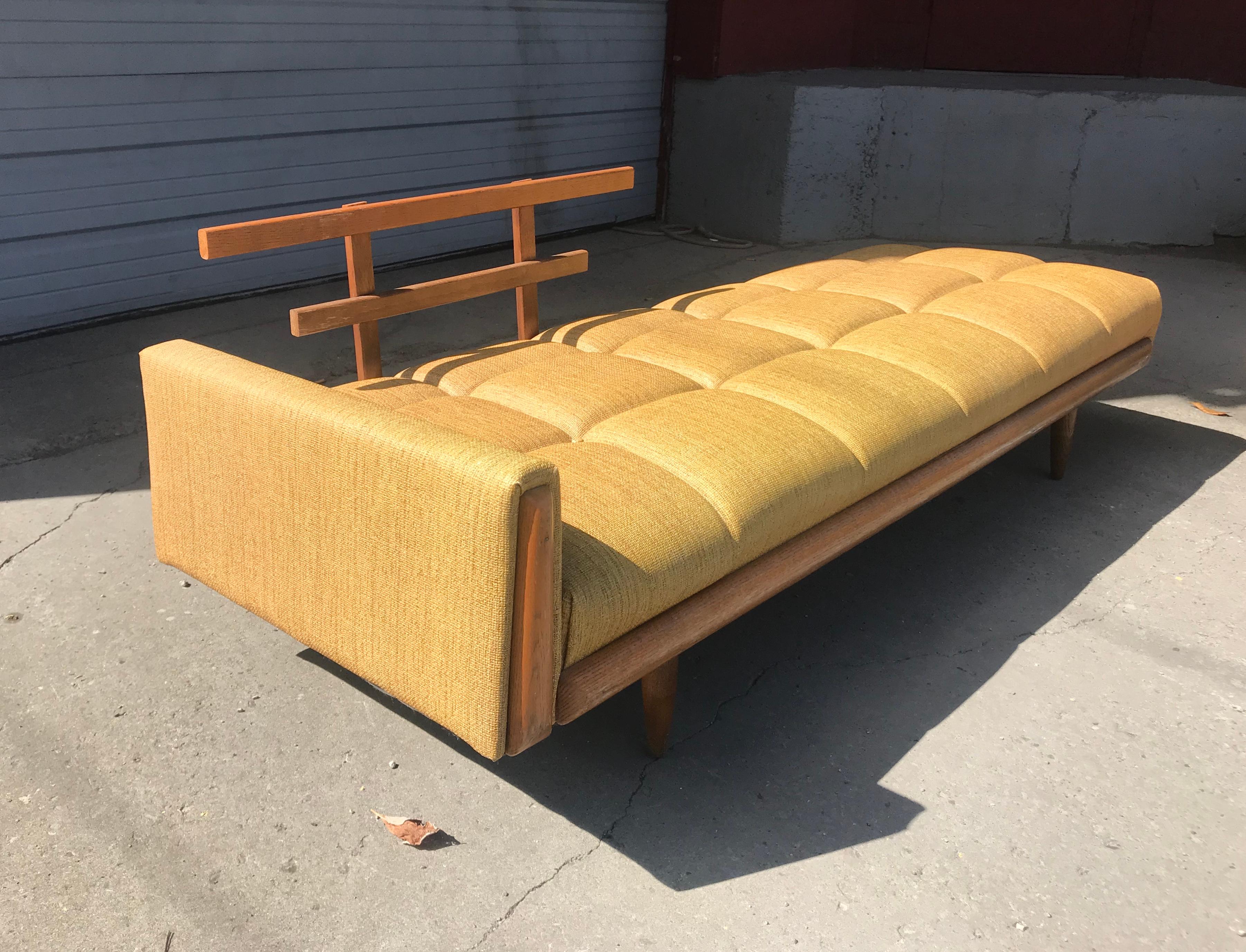 Mid-Century Modern  Modernist Button Tufted Daybed Attributed to Adrian Pearsall