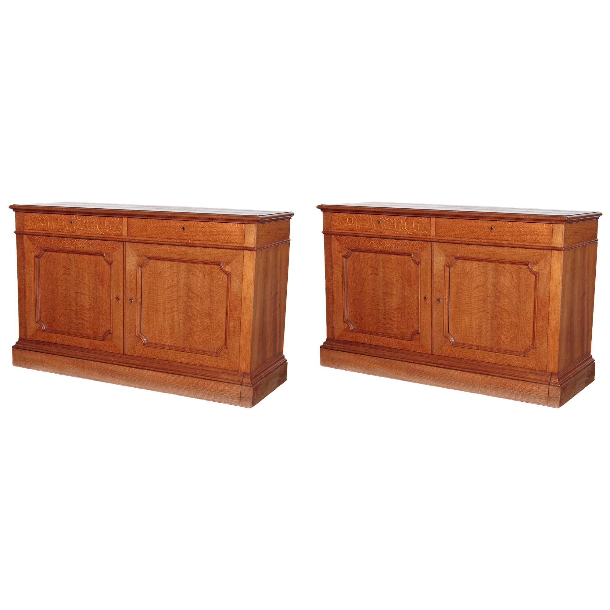 Pair of Oak For Sale at 1stDibs