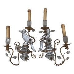 Superbe paire d'appliques anciennes de la Maison Baguès, Art Déco, France