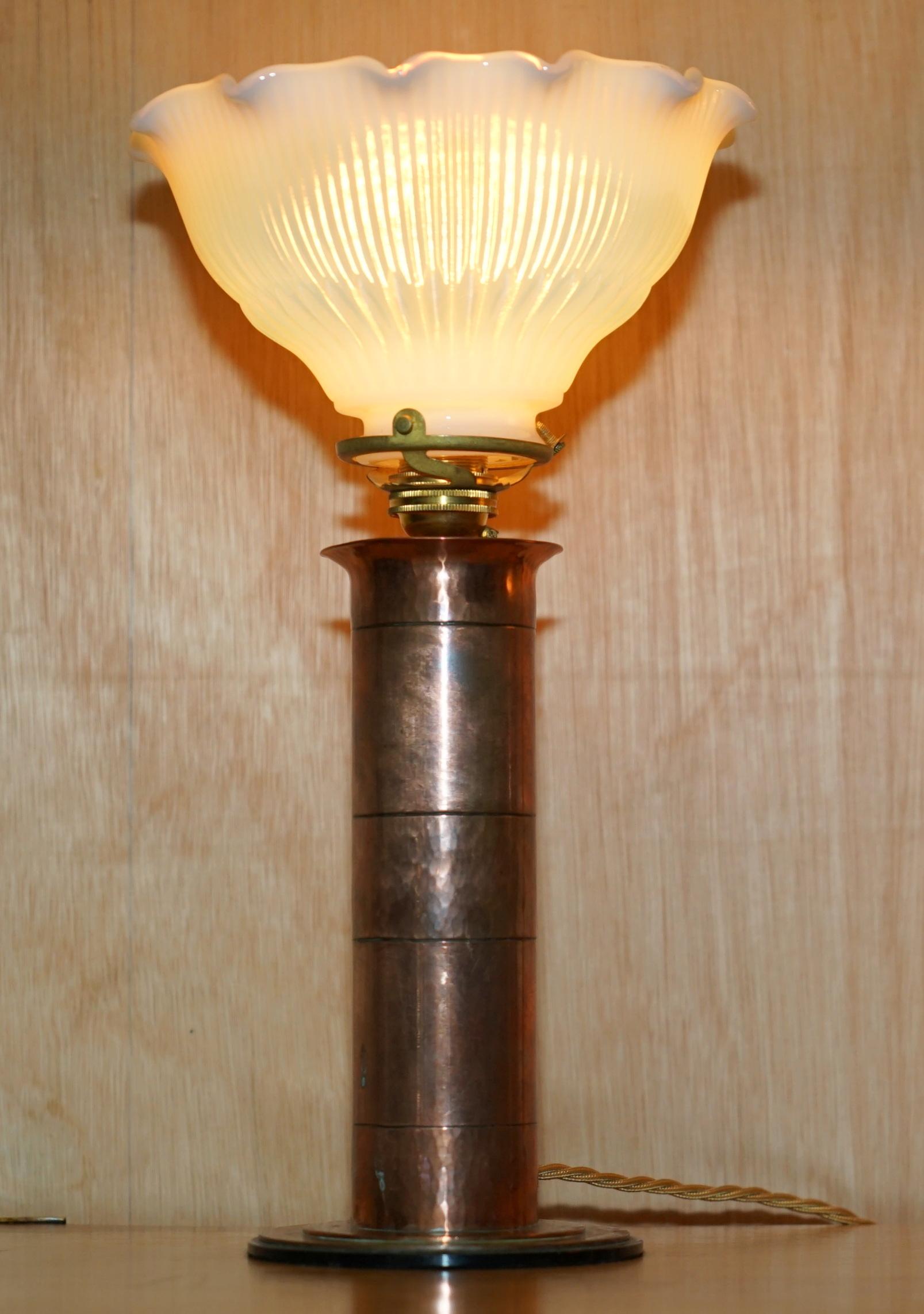 Victorian STUNNiNG PAIR OF ANTIQUE VICTORIAN BRASS & GLASS OIL LAMPS CONVERTED TABLE LAMPS For Sale