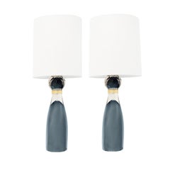 Stunning Pair of Sommerso Glass "Brilli" Table Lamps 2022