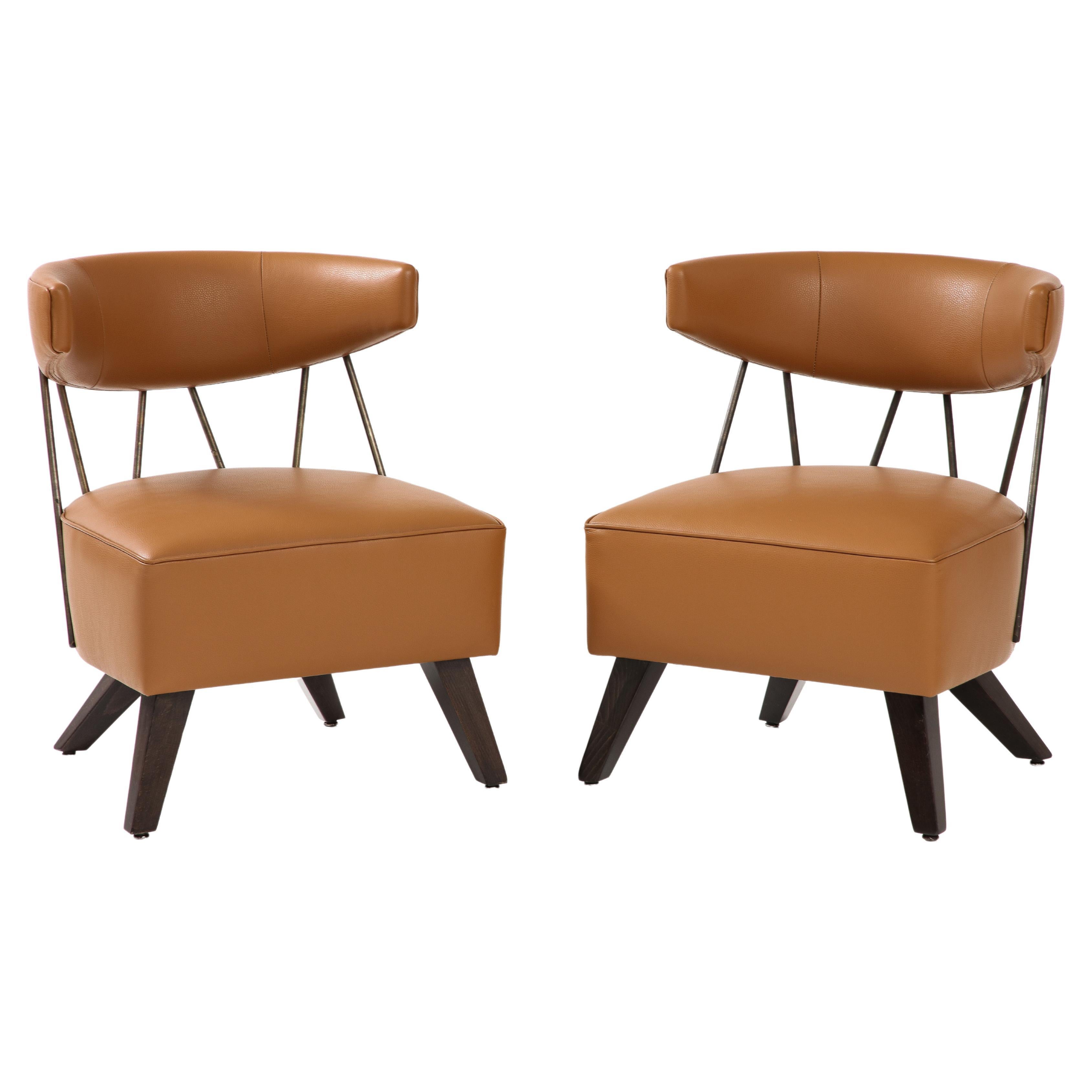 Stunning Pair of Chairs Attributed to Billy Haines For Sale