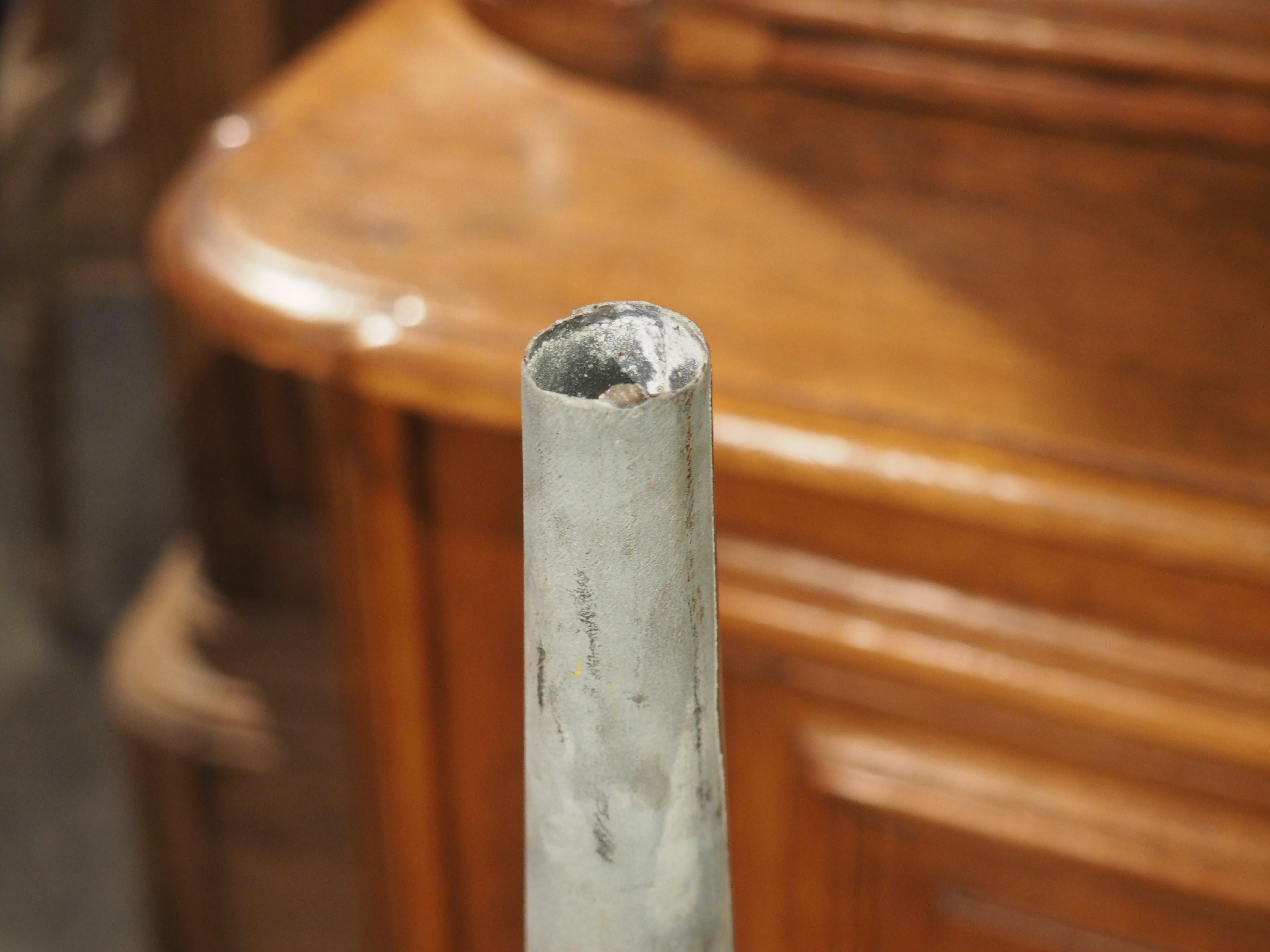 Stunning Pair of circa 1890 French Zinc Roof Finials 6