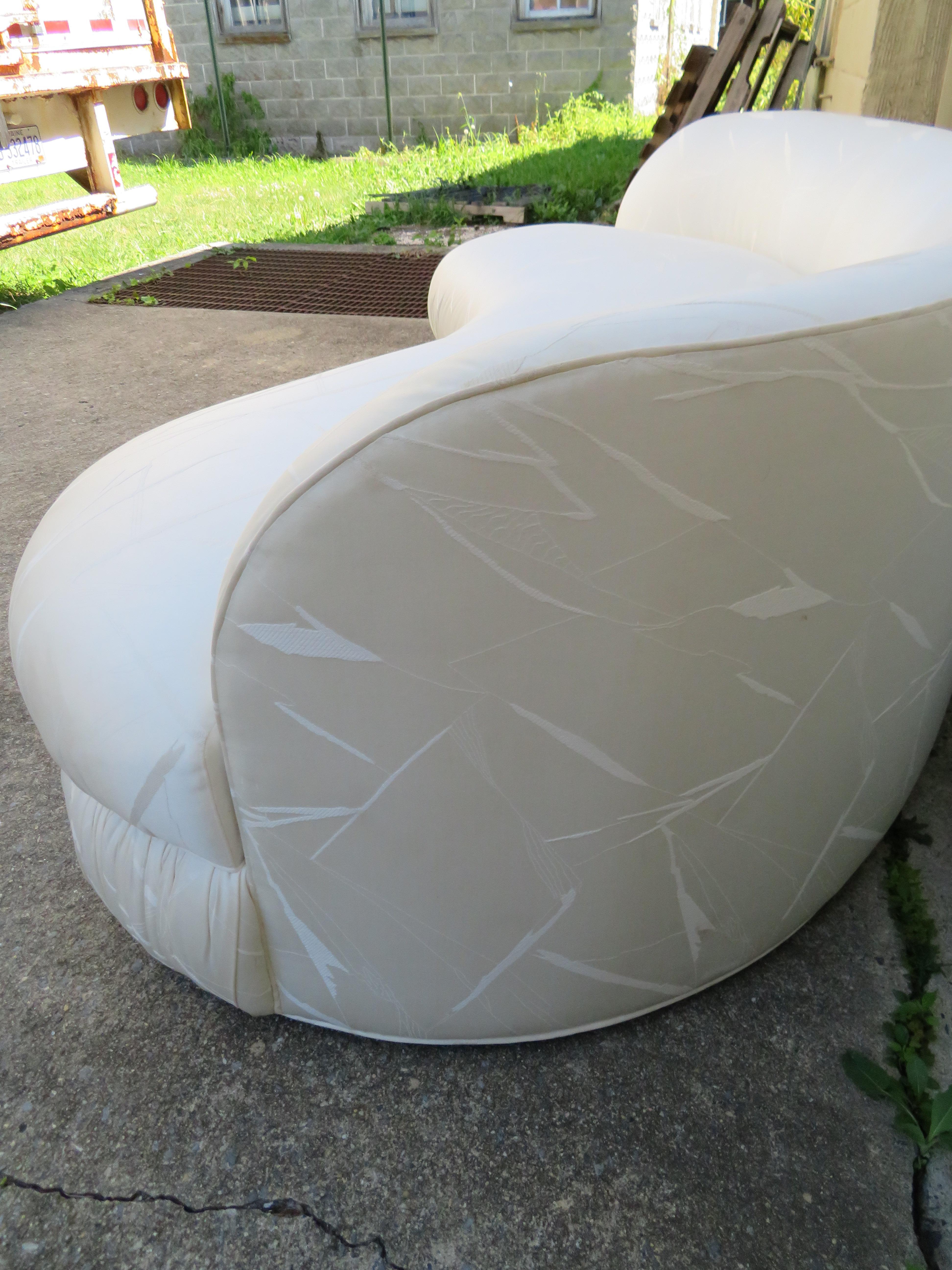 kidney shaped couch