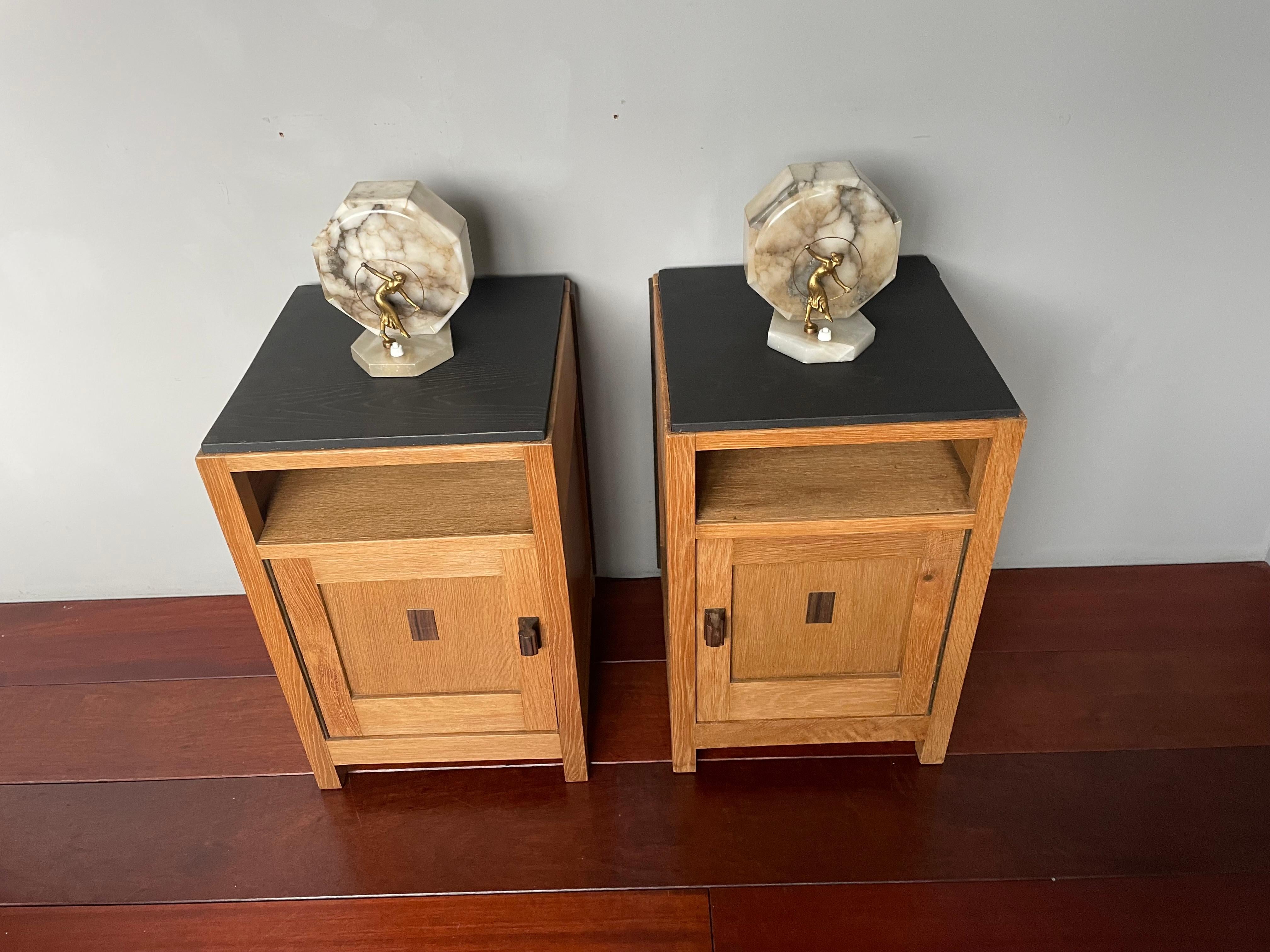 Stunning Pair of Handcrafted Art Deco Alabaster Table Lamps w. Jazz Age Dancers For Sale 5