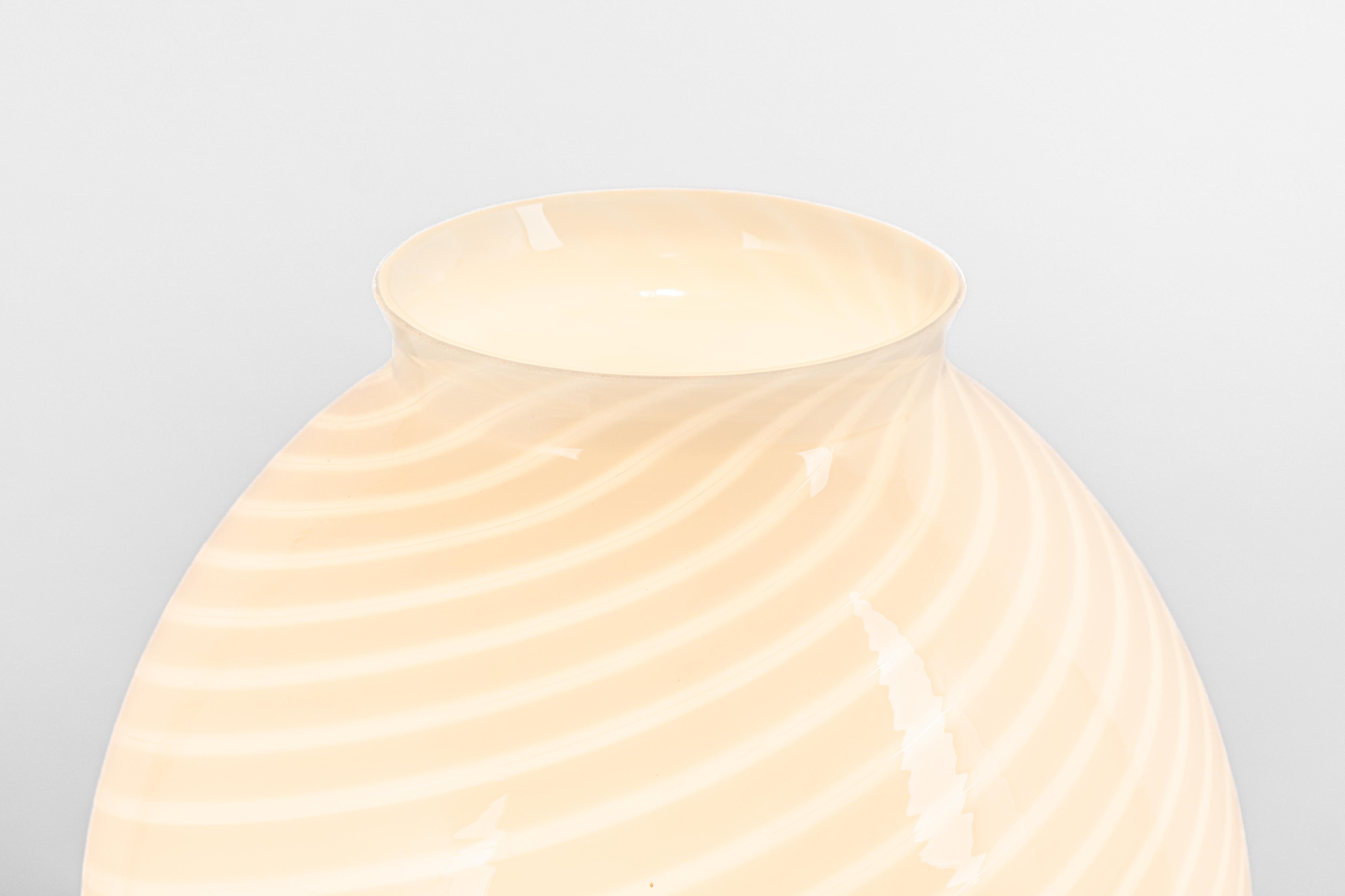 Stunning Pair of Large Glass Table Lamps by Vetri Murano, Italy, 1970s 3