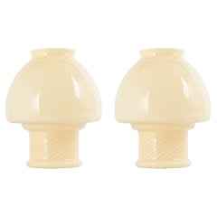 Stunning Pair of Large Glass Table Lamps by Vetri Murano, Italy, 1970s