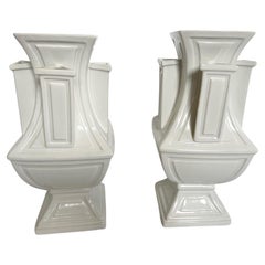 Stunning Pair of Mid Century Modern Italian Vases