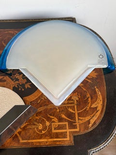 Stunning Pair of Murano Glass Wall Sconces / Wall Lights by Leucos, Italy, 1980s