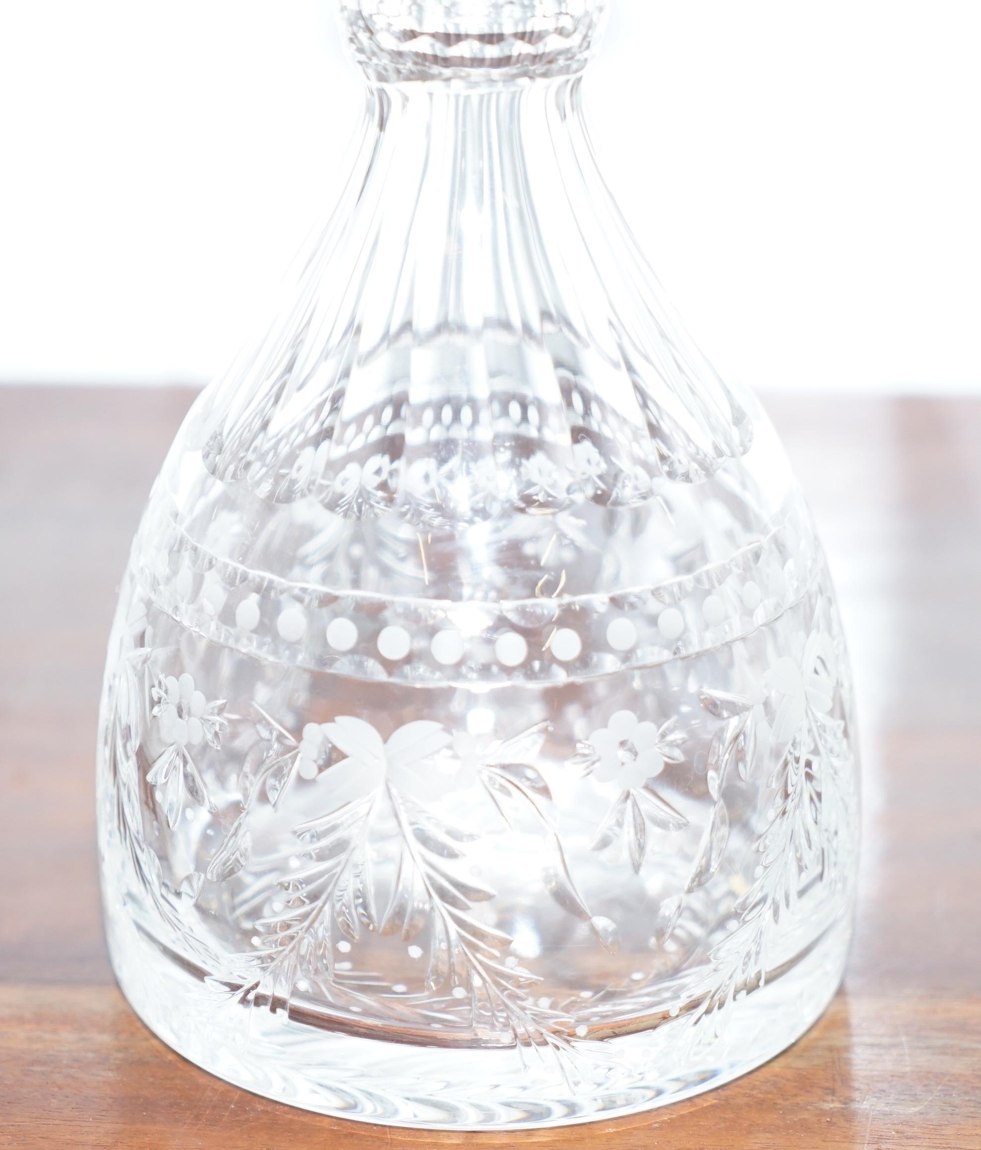 Stunning Pair of Original Thomas Goode 1827 Cut Glass Crystal Decanters 4