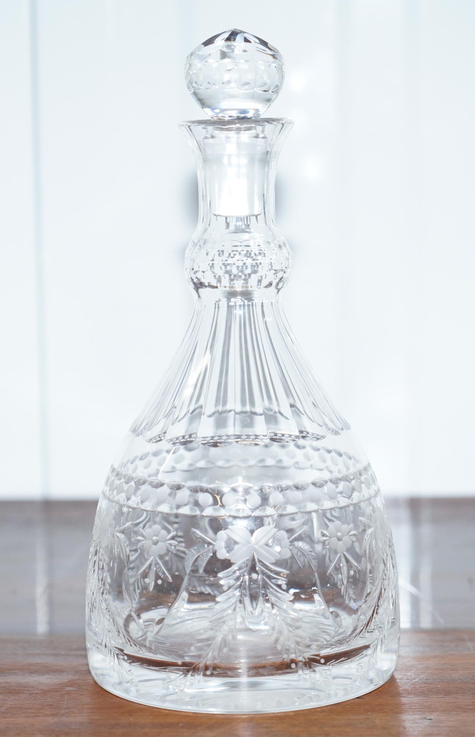 We are delighted to offer for sale this lovely pair of Thomas Goode 1827 cut glass crystal decanters

This pair are in retail perfect condition to my eyes, they have been made by one of the finest glass and crystal makers in the world, the