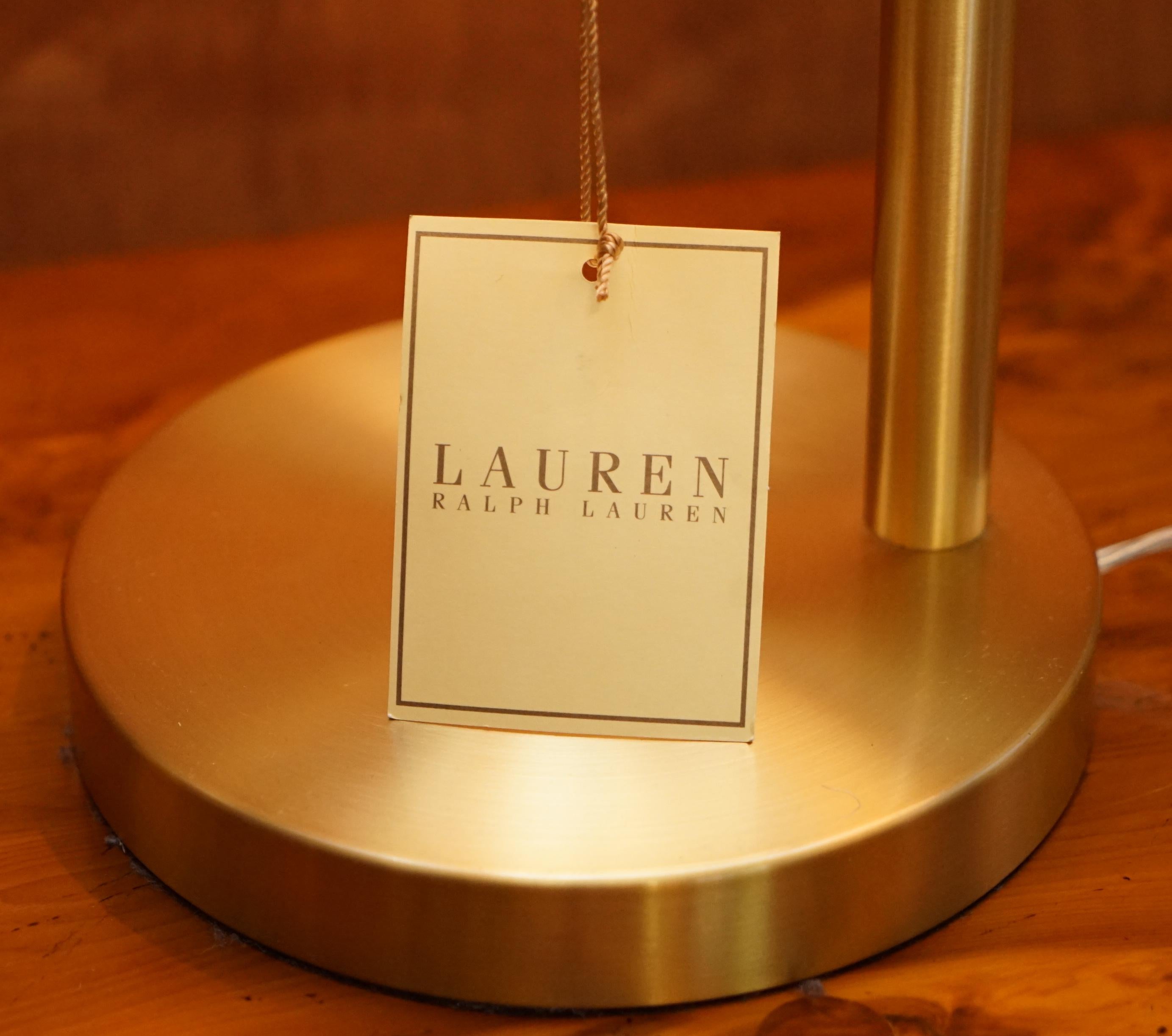 ralph lauren gold lamp