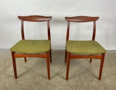 Impresionante pareja de sillas laterales escultóricas, Arne Vodder para Vamo Sonderborg Pv