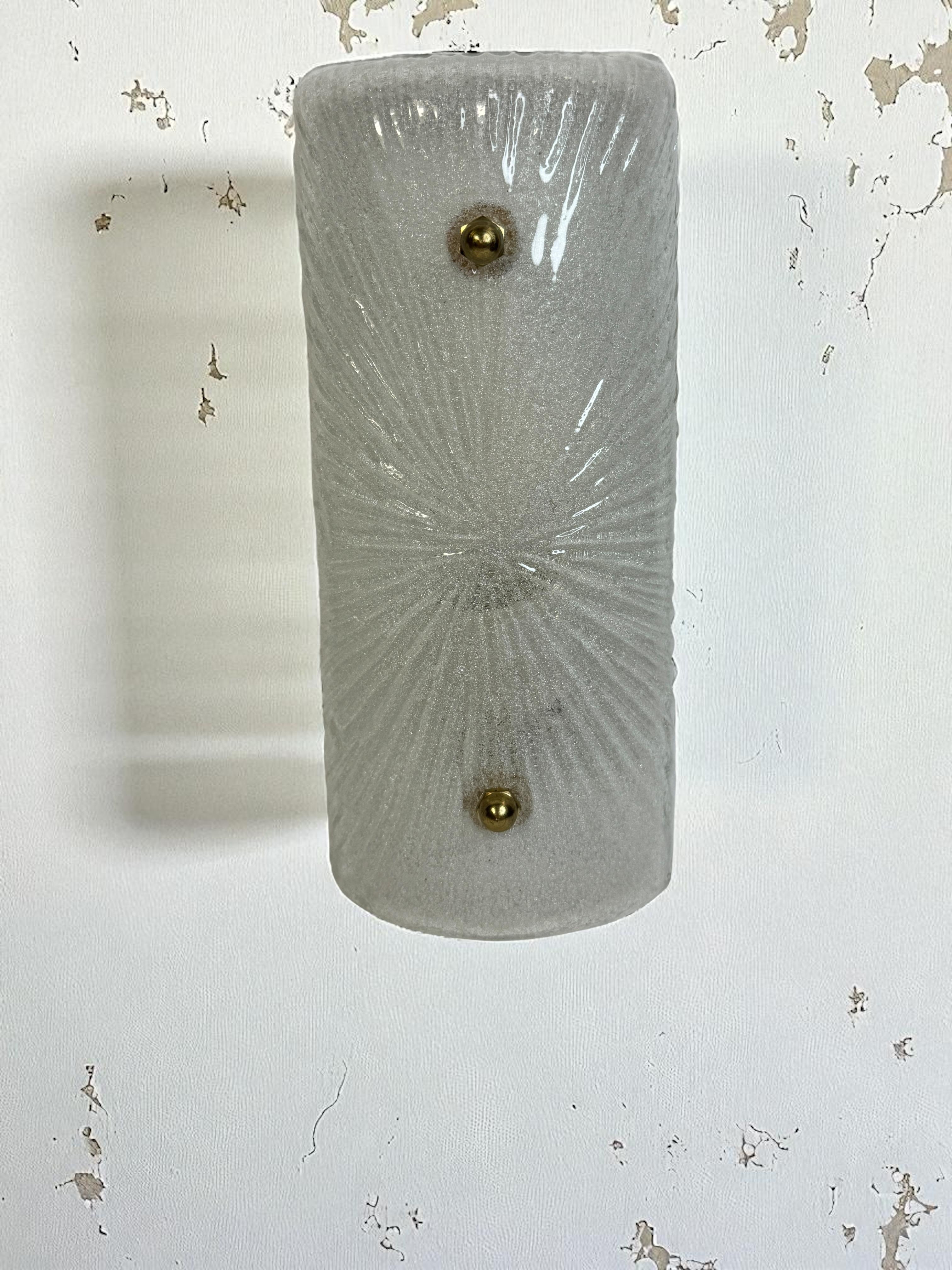 Atemberaubendes Paar von Murano-Glas-Leuchten mit Sternenmuster, Italien, 1970er Jahre im Angebot 3
