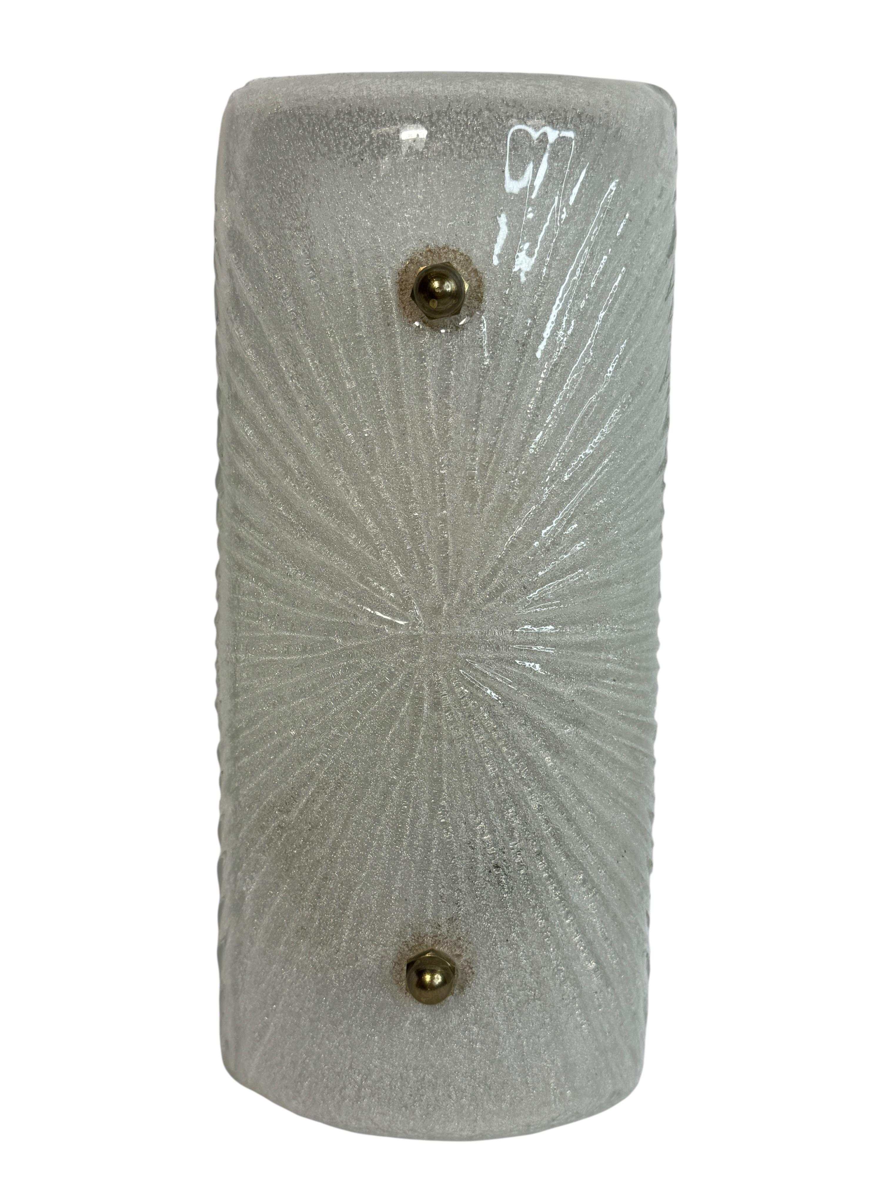 Atemberaubendes Paar von Murano-Glas-Leuchten mit Sternenmuster, Italien, 1970er Jahre (Moderne) im Angebot