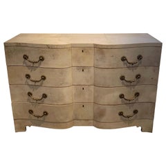Stunning Parchment Commode, in the Style of Samuel Marx