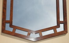 STUNNING PATINA DREXEL HERITAGE RECTANGLE WALL MIRROR PART OF A LARGE SUiTE