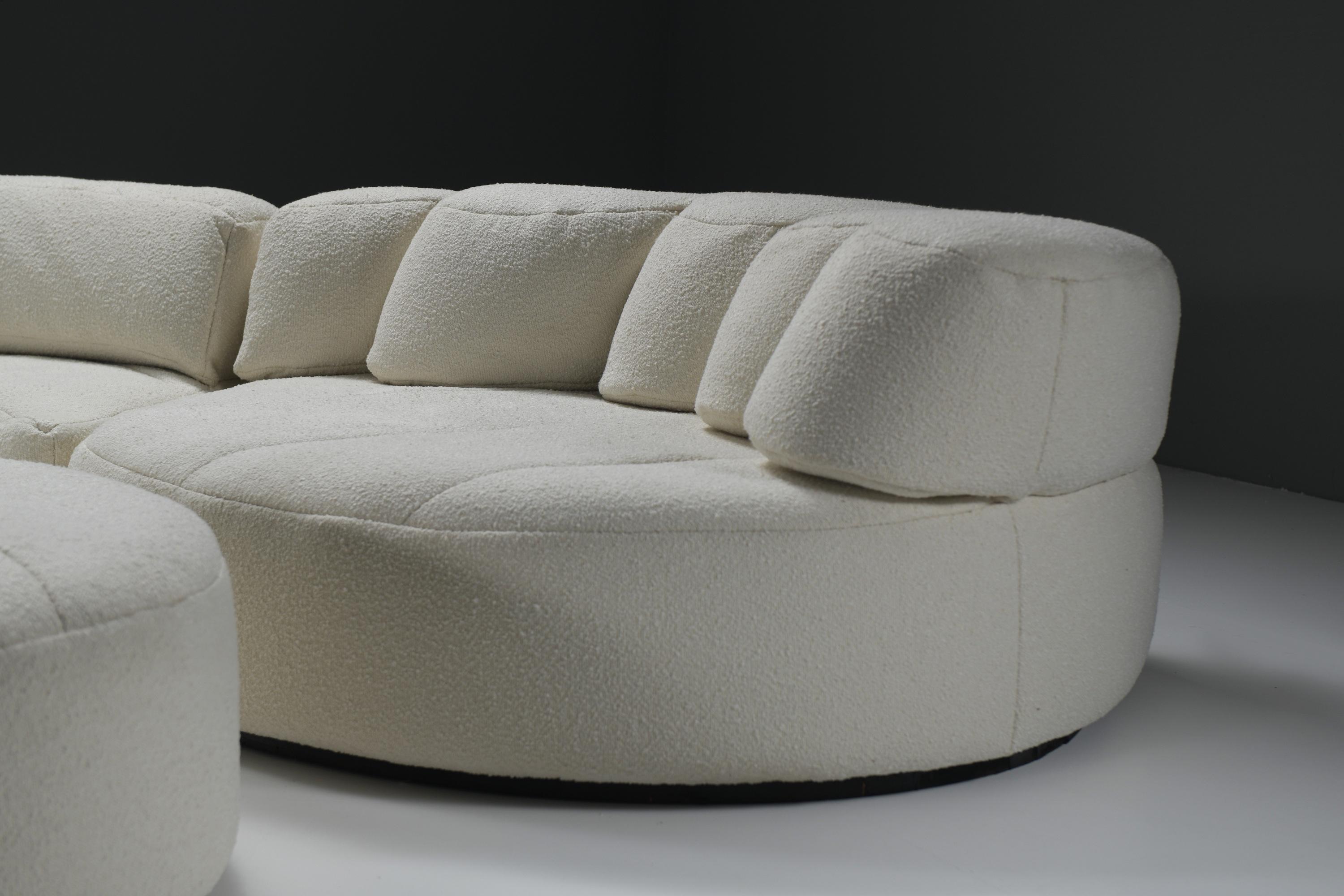 Superbe canapé modulaire Paysage ou Landscape XL de Hans Hopfer pour Roche Bobois. en vente 4