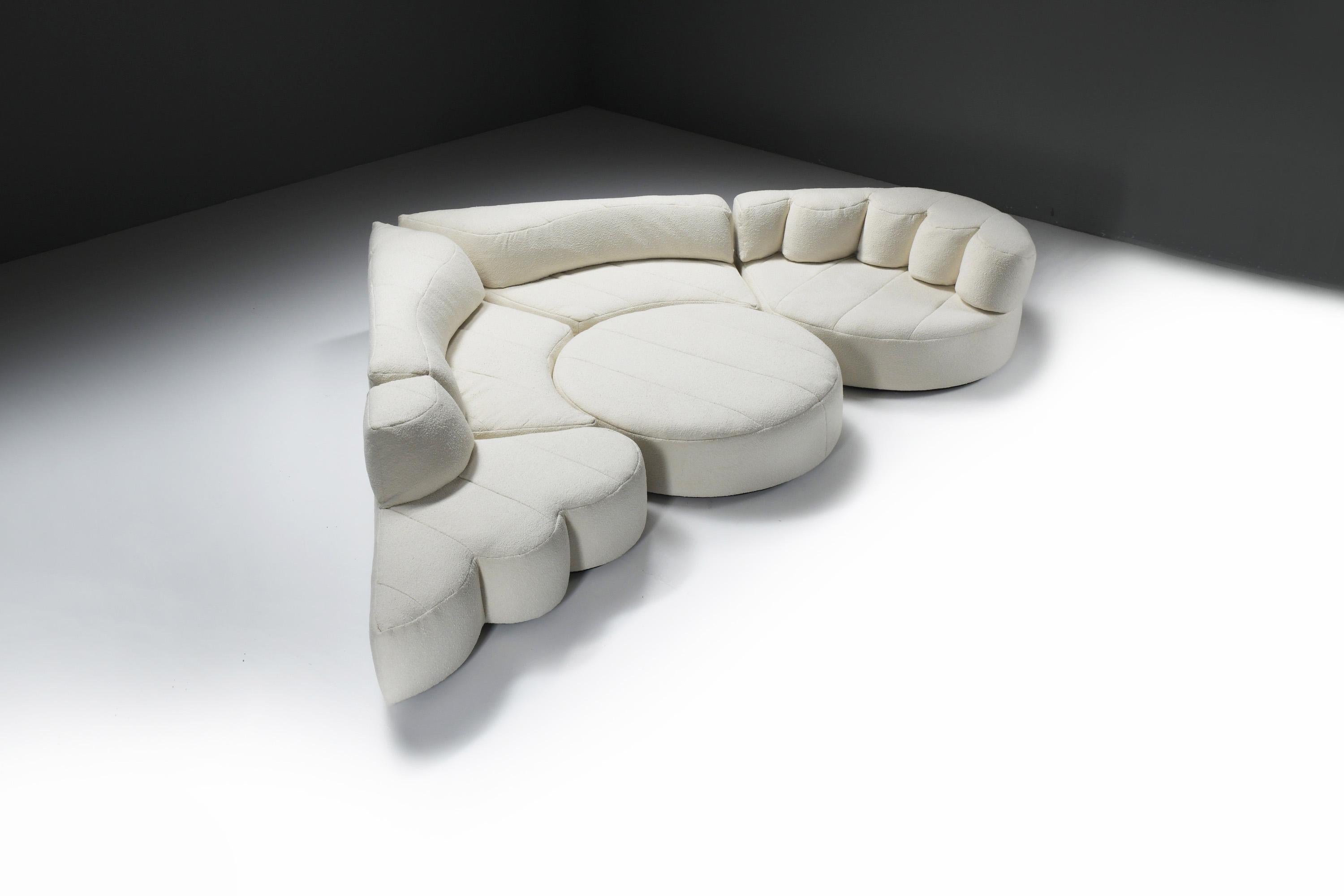Français Superbe canapé modulaire Paysage ou Landscape XL de Hans Hopfer pour Roche Bobois. en vente